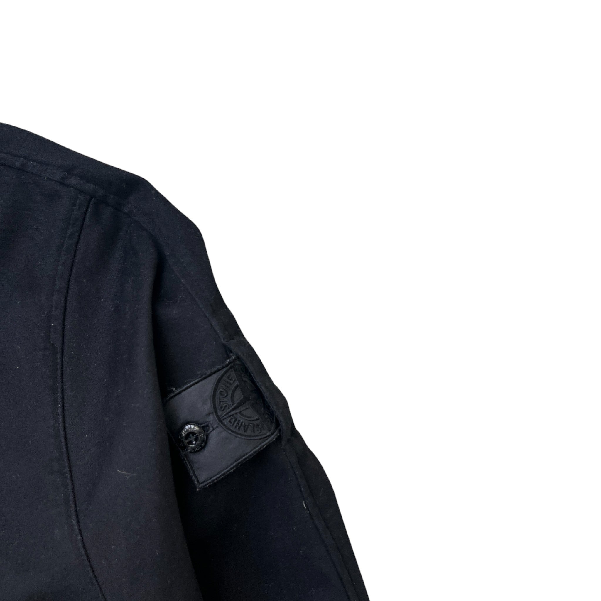 Men's Shadow Project Applique Logo Jacket Black Size M