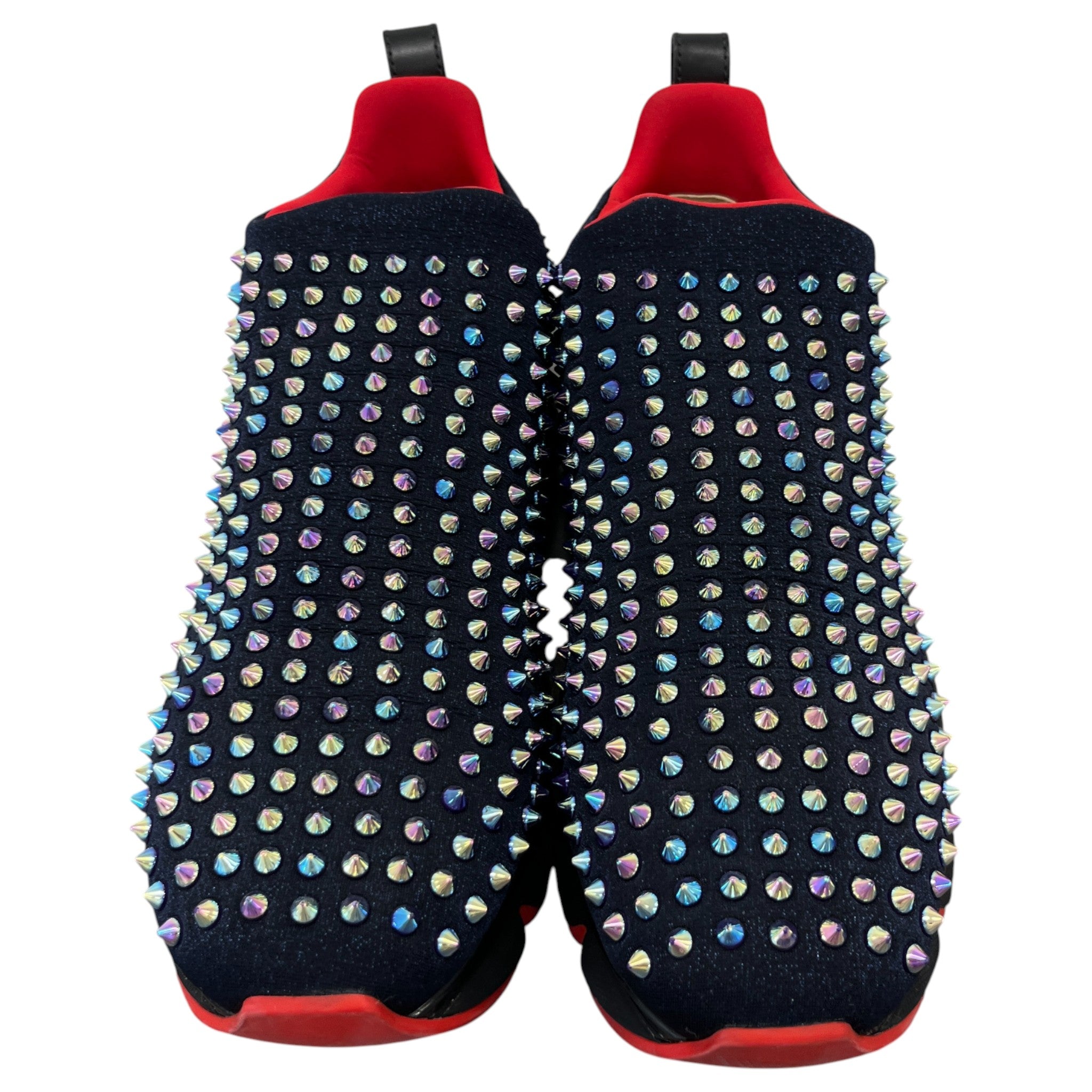 Men's Spike Sock Low Trainers Blue Size EU 44 / UK 10