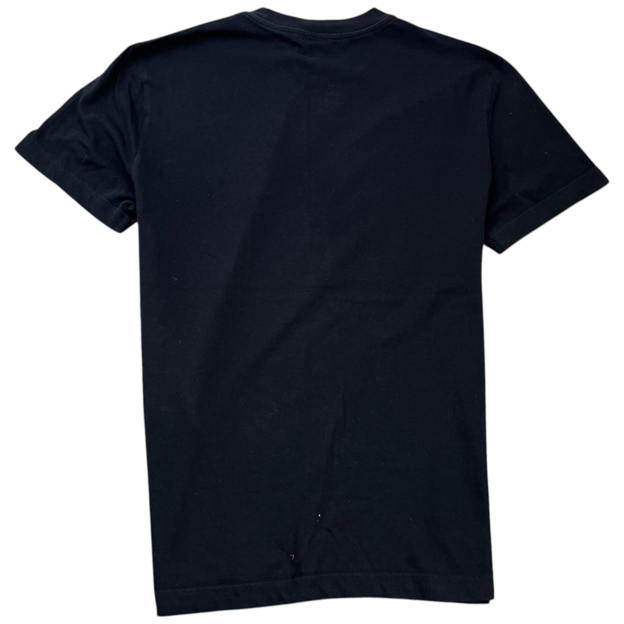 Men's Embroidered Logo T-Shirt Black Size L