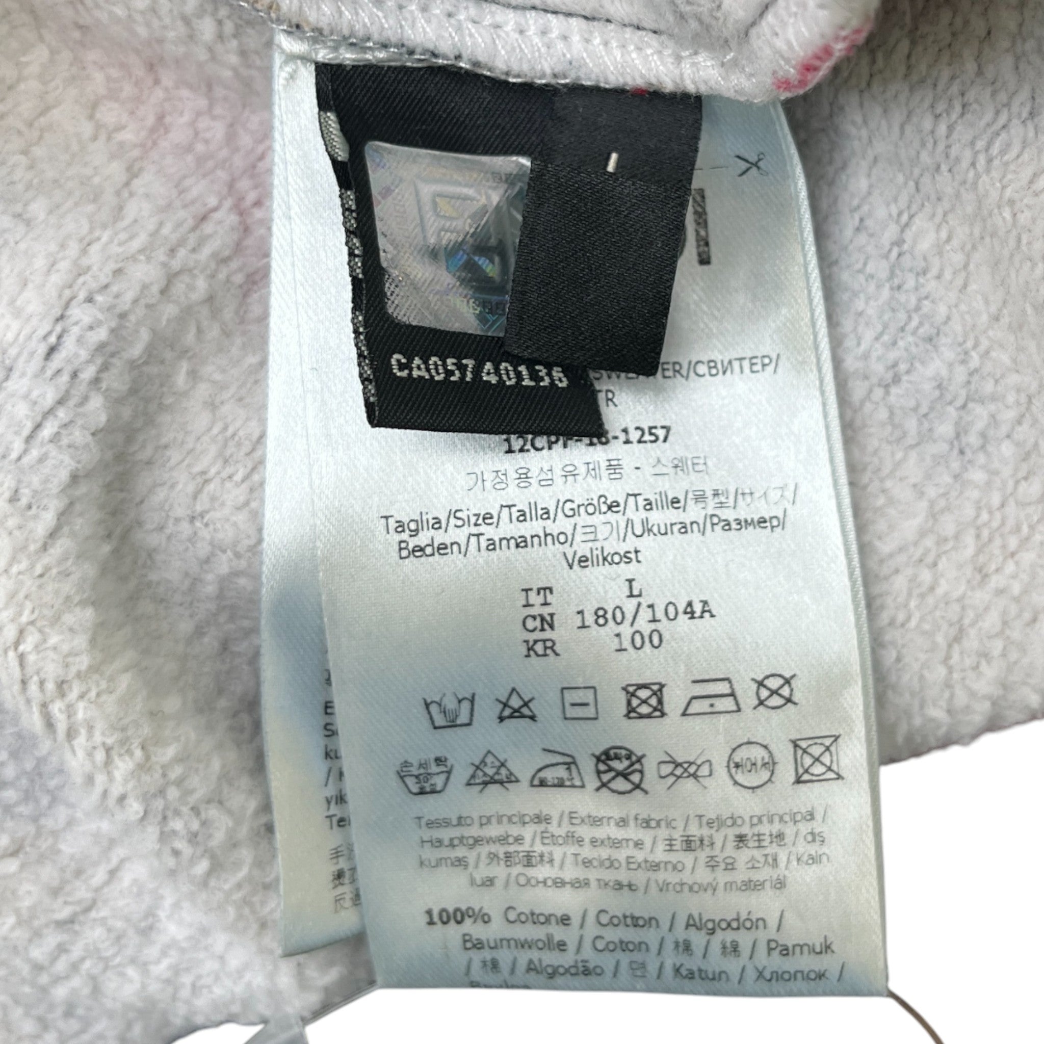 Men's Ff Monogram Sweatshirt Multi-Coloured Size L