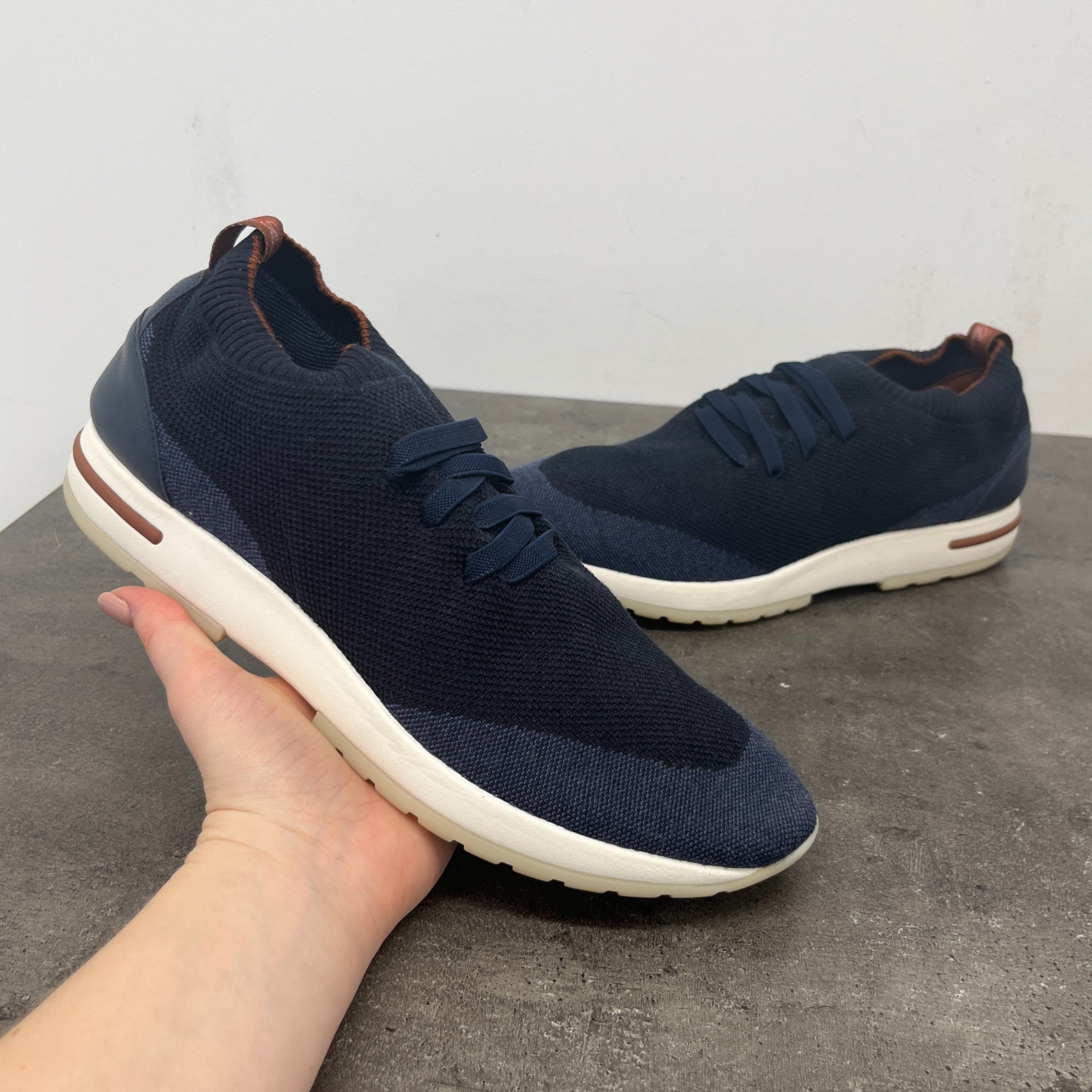 Men's 360 Flexy Walk Low Trainers Navy Size EU 41 / UK 7