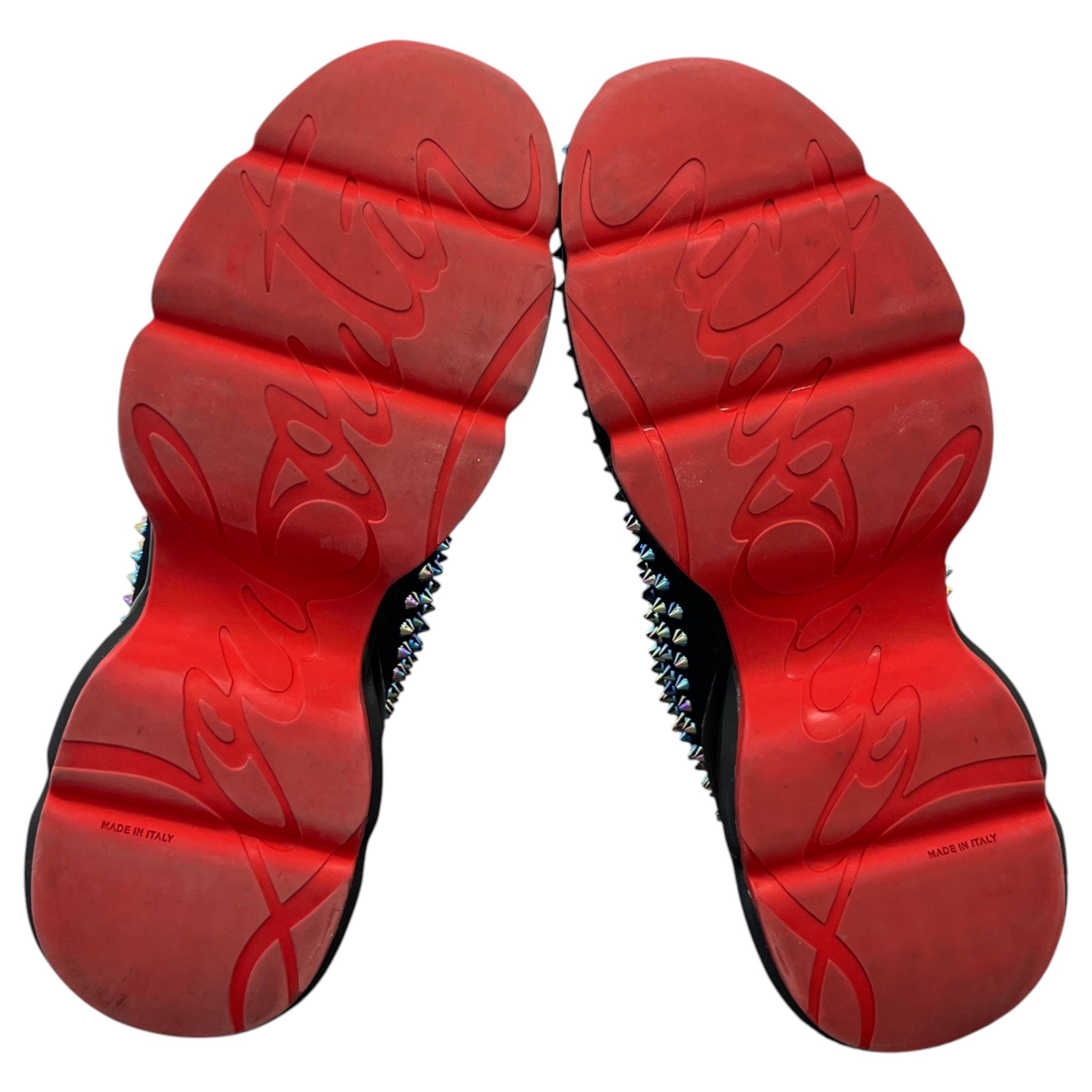 Men's Spike Sock Low Trainers Blue Size EU 44 / UK 10