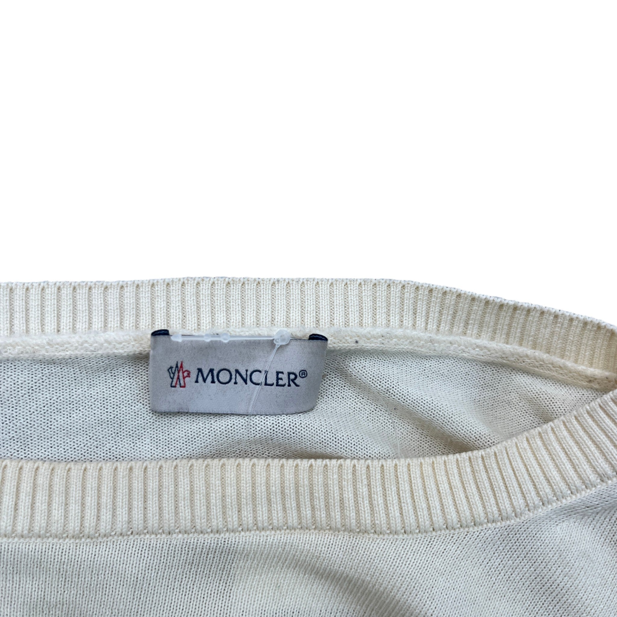 Men's Maglione Tricot Jumper Cream Size S