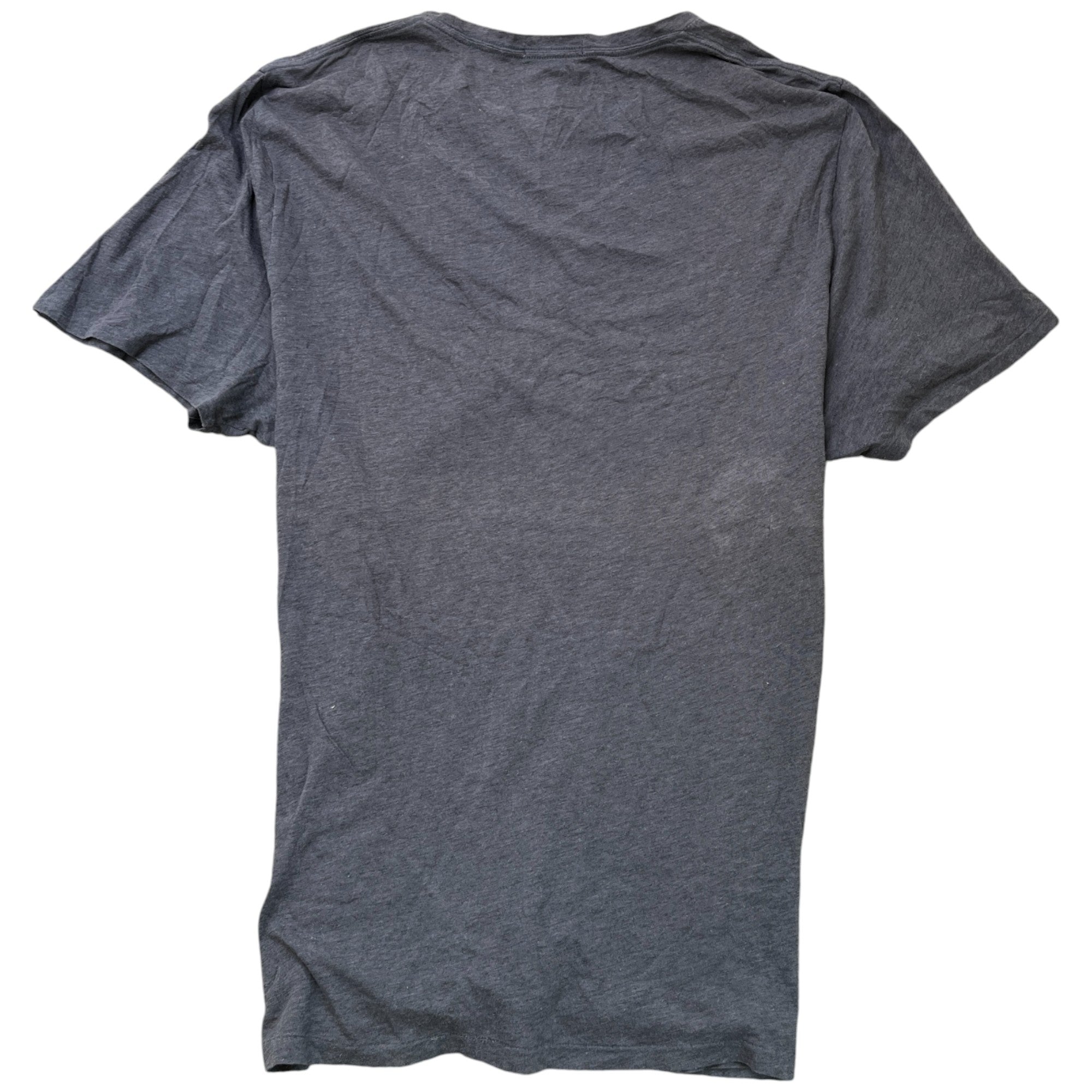 Men's Logo Print T-Shirt Blue Size XXL