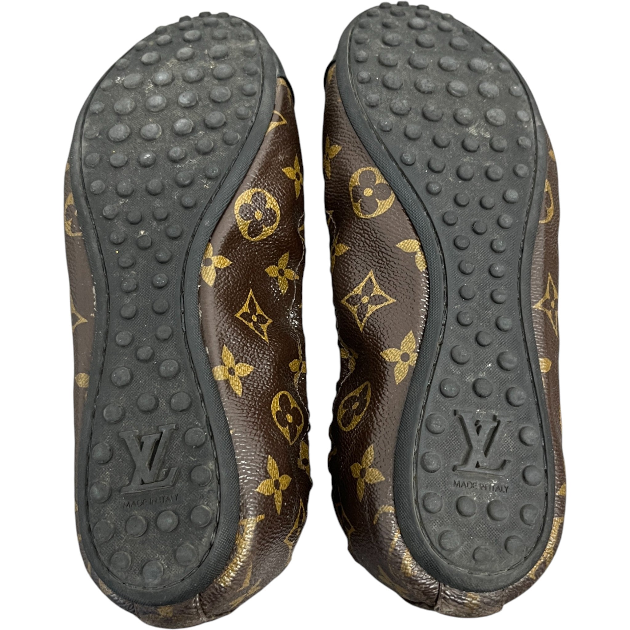 Women's Monogram Flirty Ballerina Mules Brown Size EU 37.5 / UK 4.5