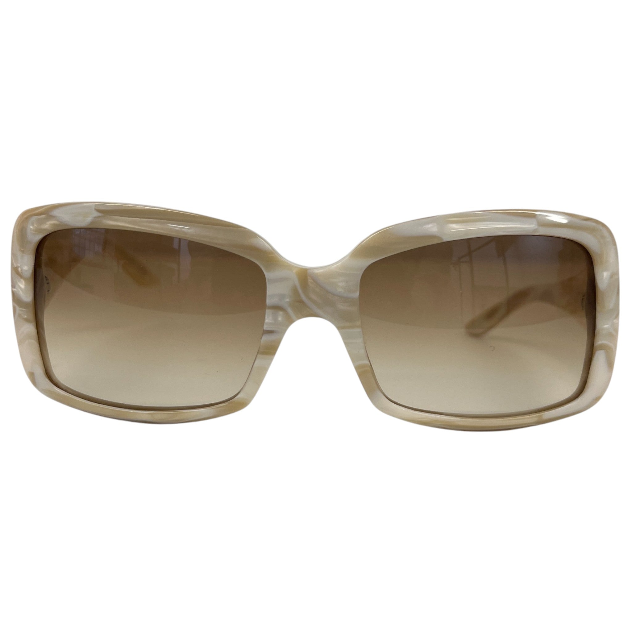 Women's Marble Frame Sunglasses Cream