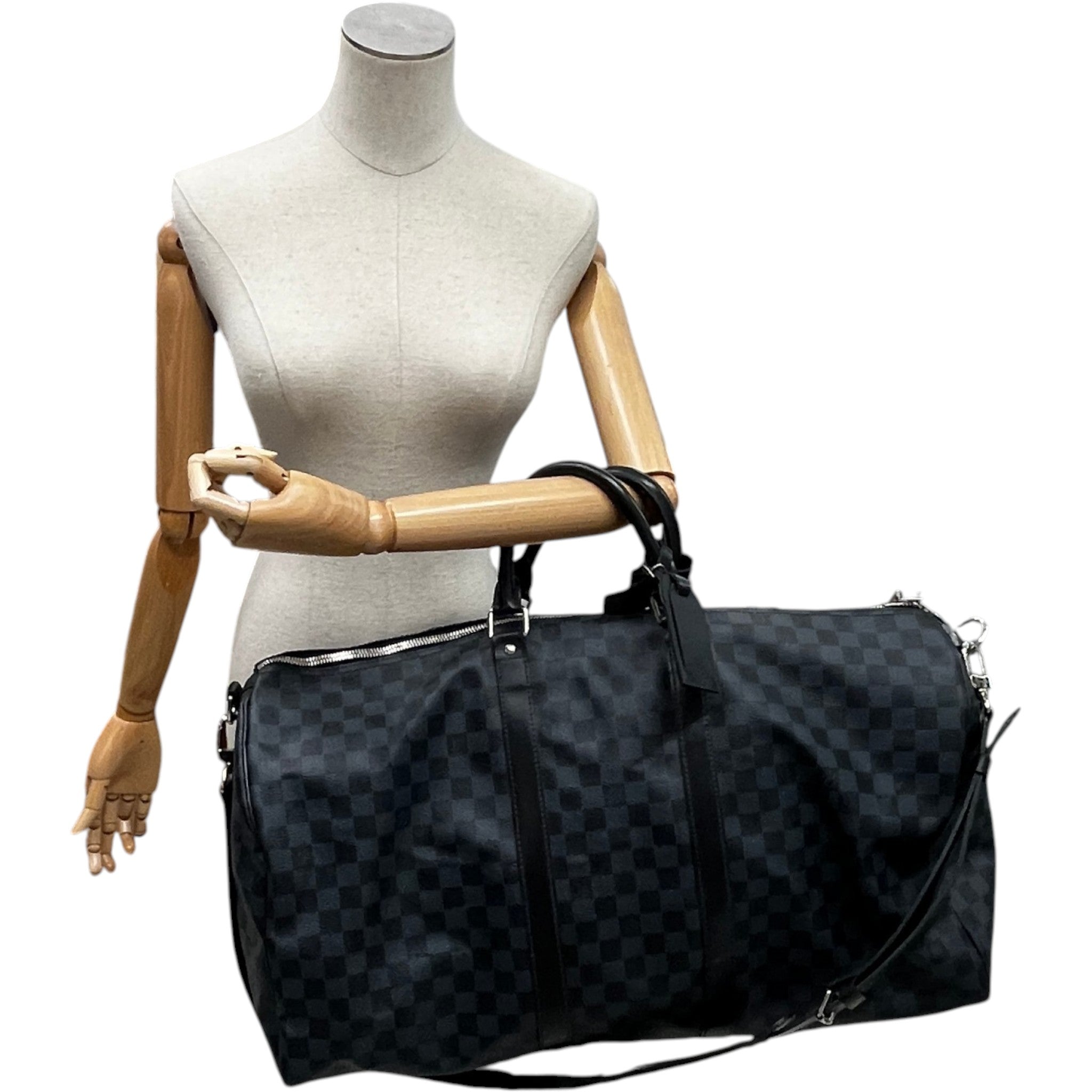 Men's Keepall Bandoulière 55 Monogram Colbalt Bag Navy