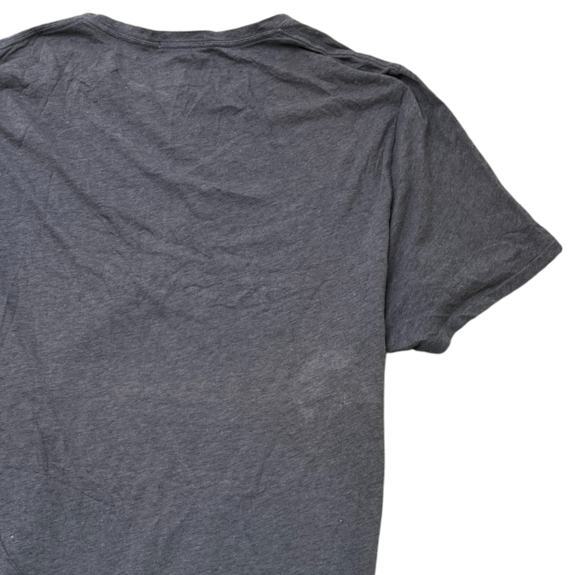 Men's Logo Print T-Shirt Blue Size XXL