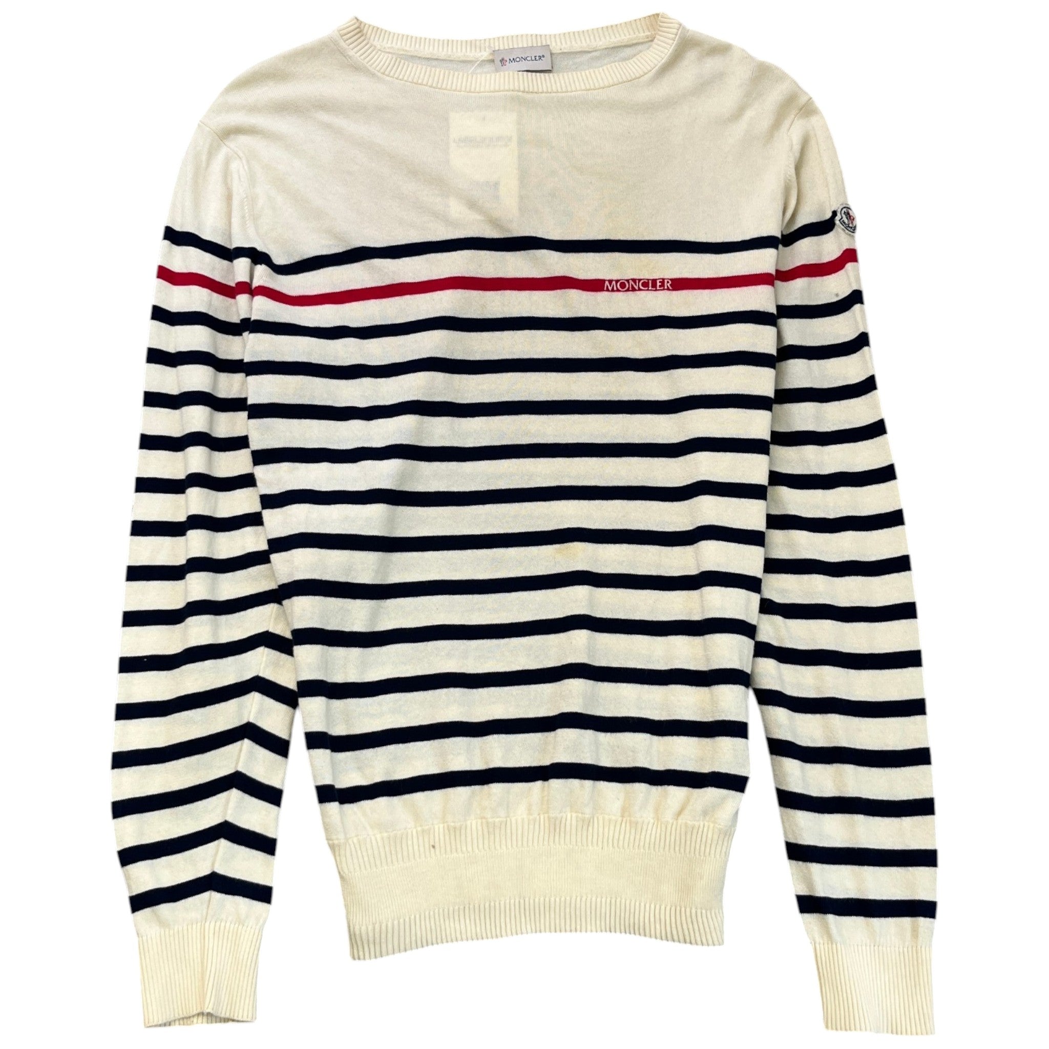 Men's Maglione Tricot Jumper Cream Size S