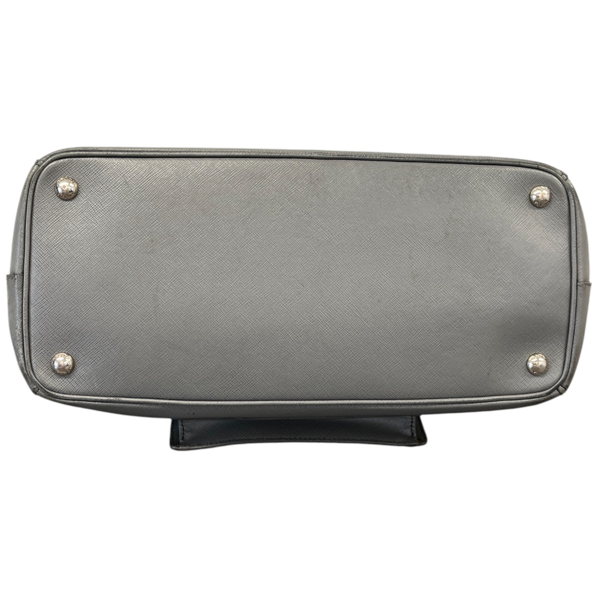 Women's Saffiano Galleria Double Zip Handbag Grey