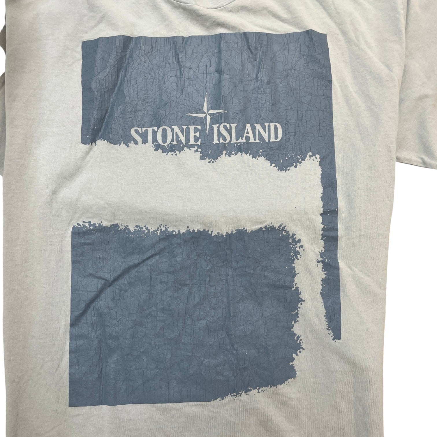 Men's Graphic Logo T-Shirt White Size M