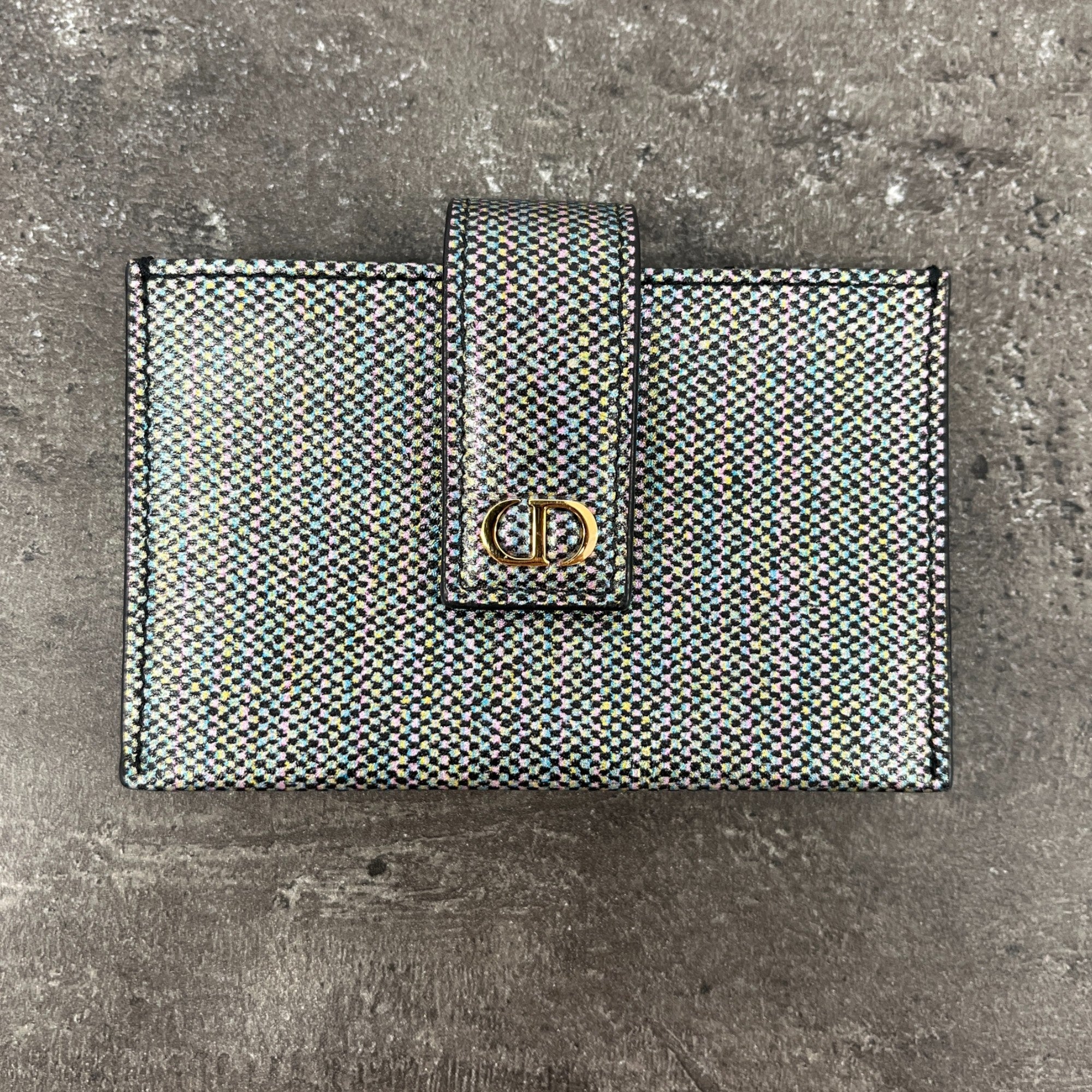 Women's Cd Logo Card Holder Blue