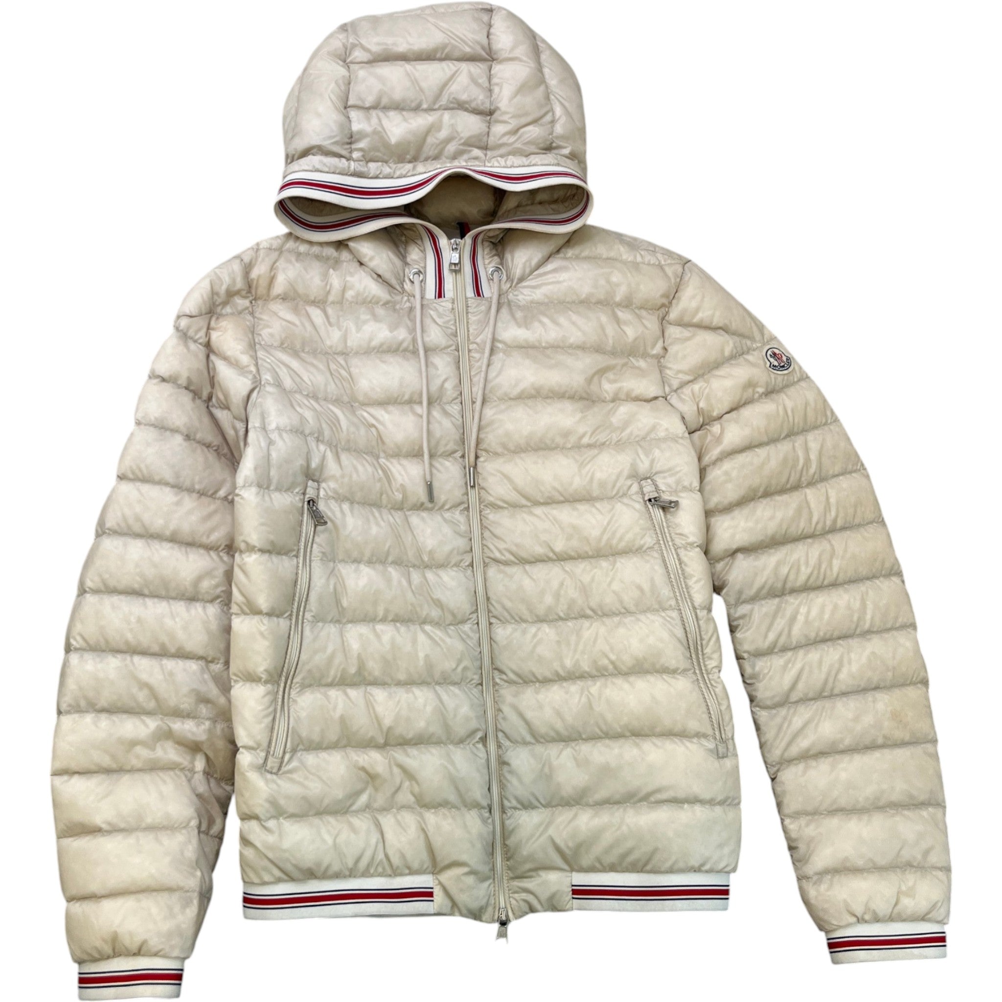 Men's Eliot Down Jacket Cream Size 4 / XL
