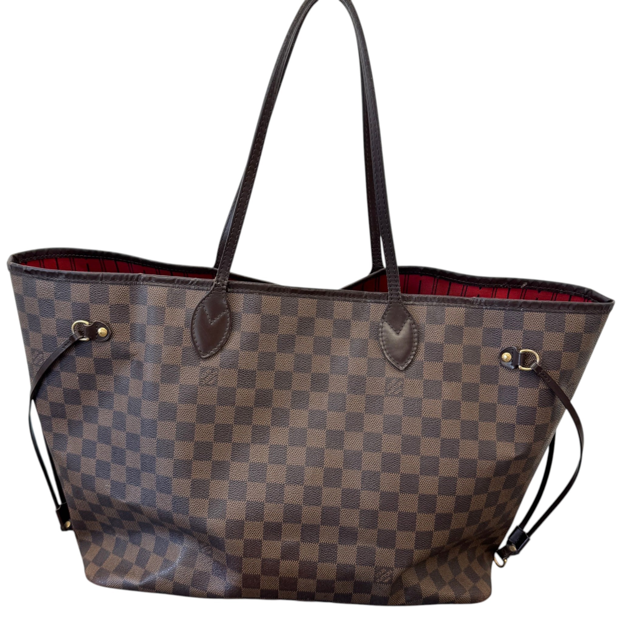 Women's Damier Ebene Neverfull Gm Tote Handbag Brown