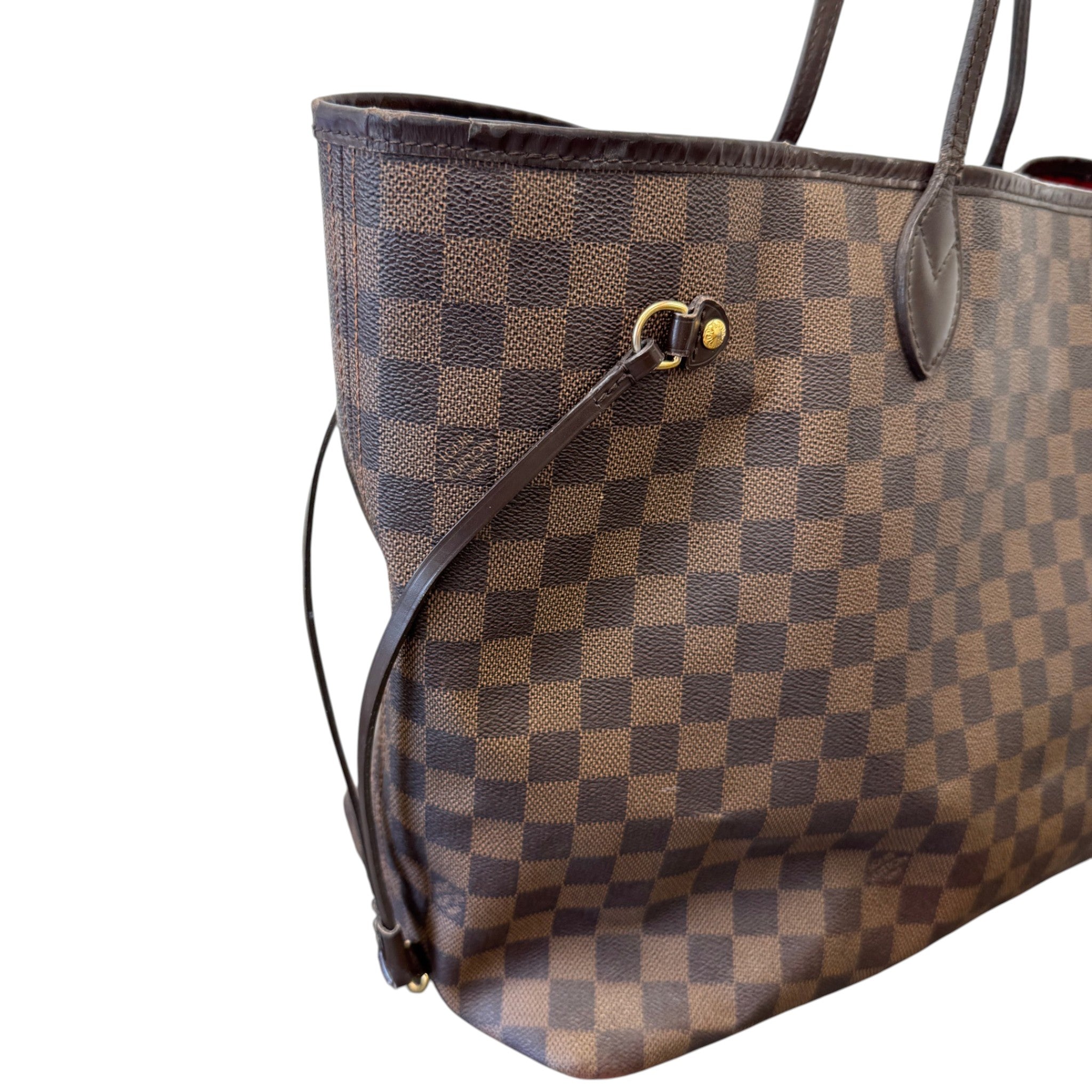 Women's Damier Ebene Neverfull Gm Tote Handbag Brown