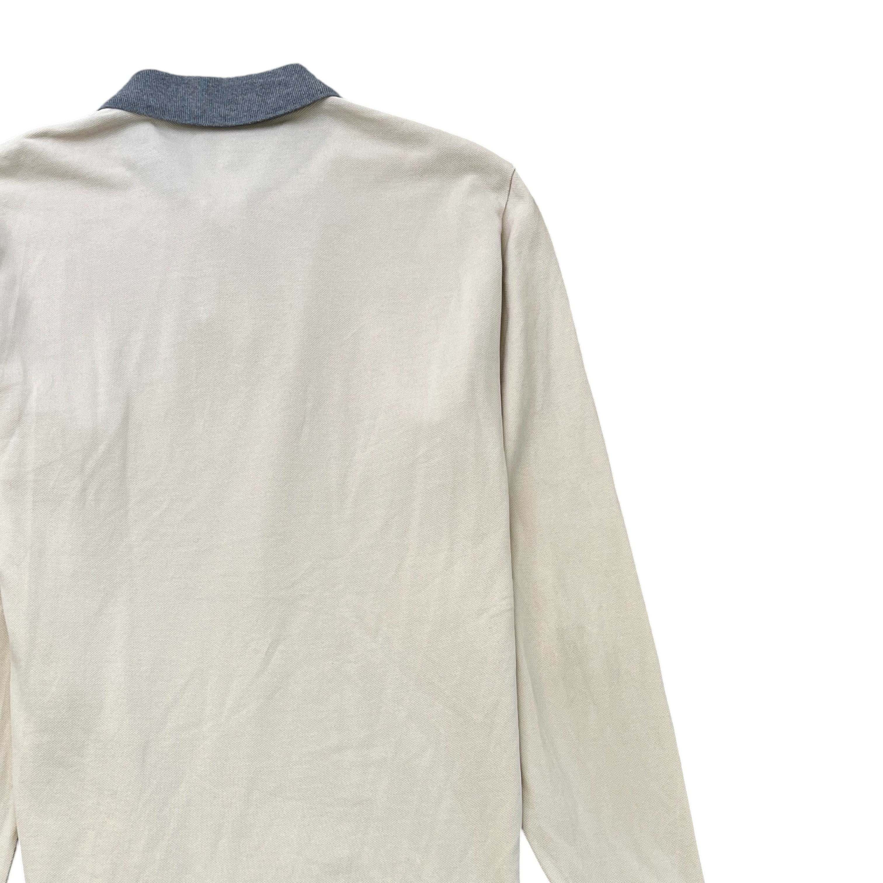 Men's Maglia Polo Shirt Beige Size L