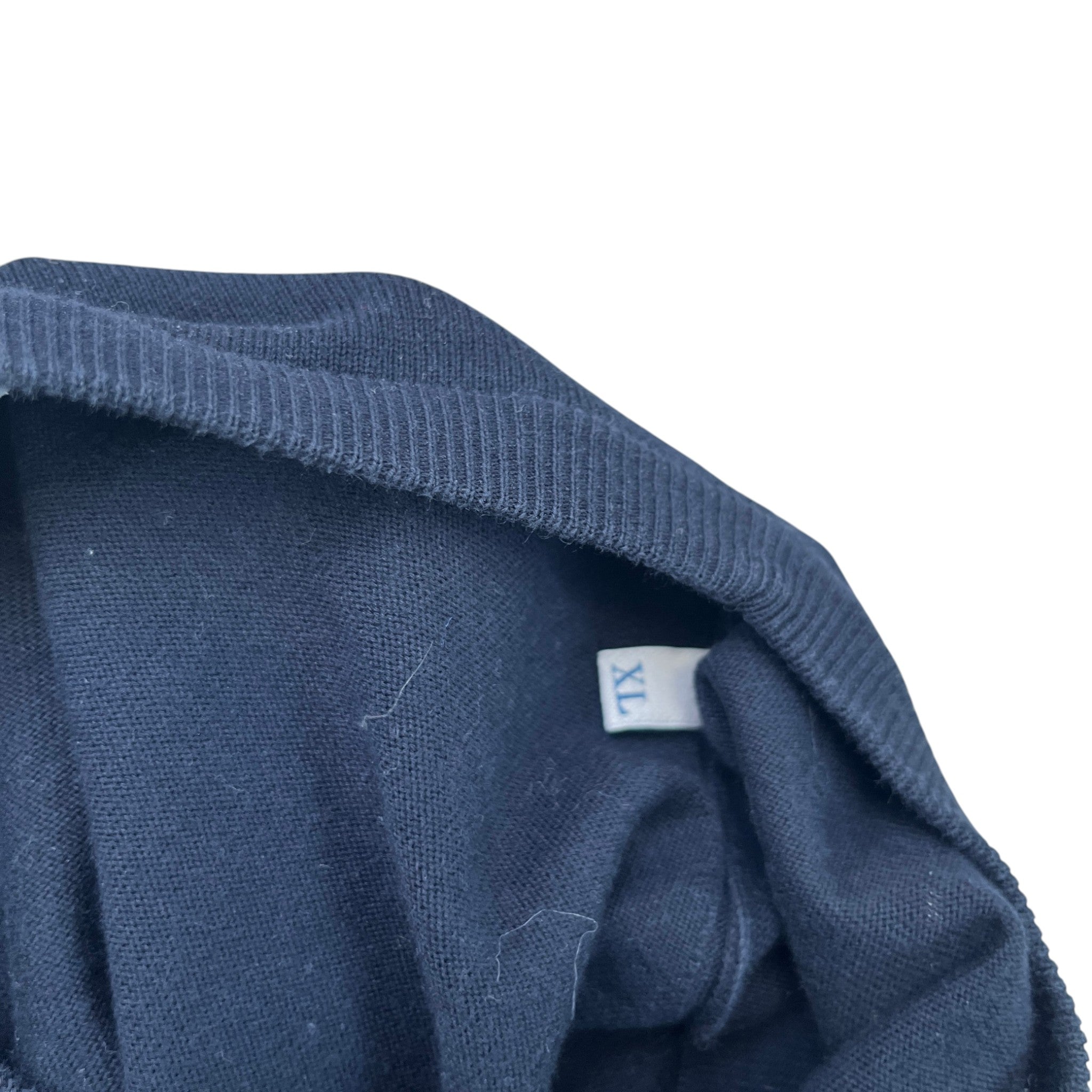 Men's Maglia Tricot Sweatshirt Navy Size XL