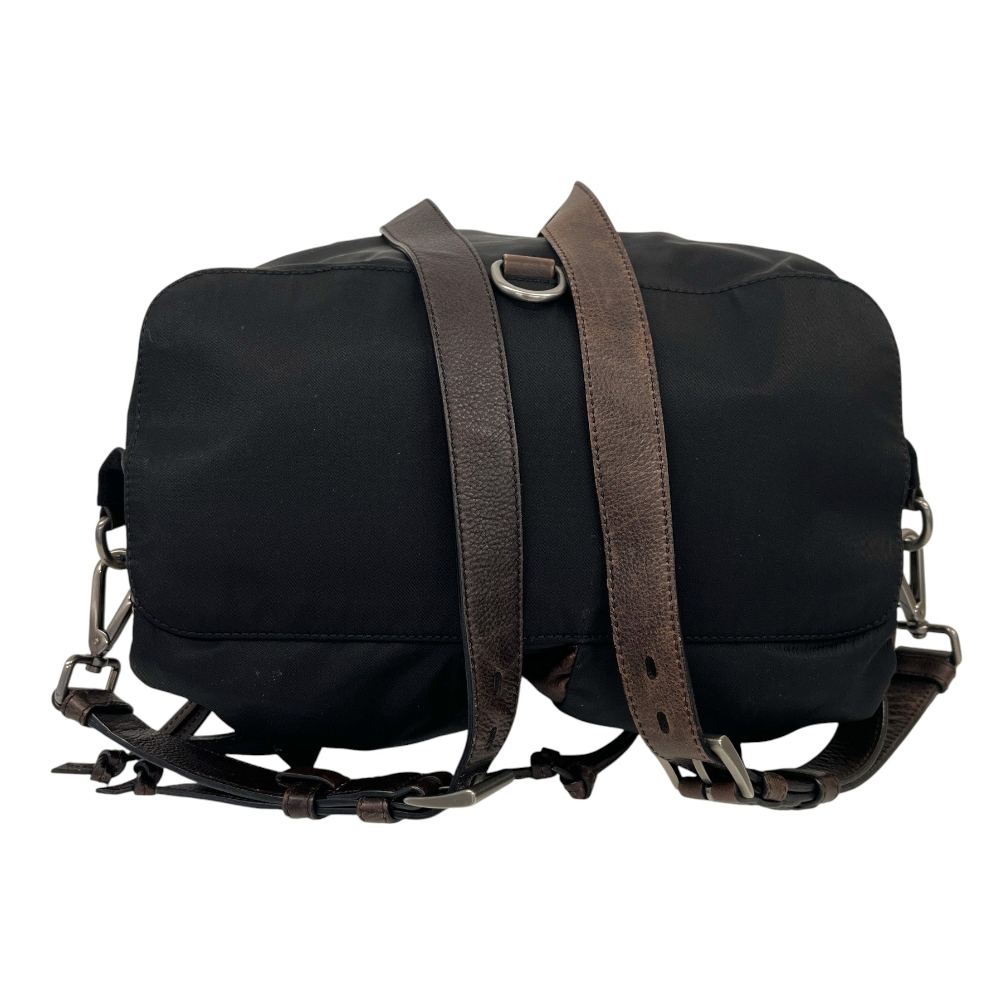 Women's Studded Leather Backpack Black