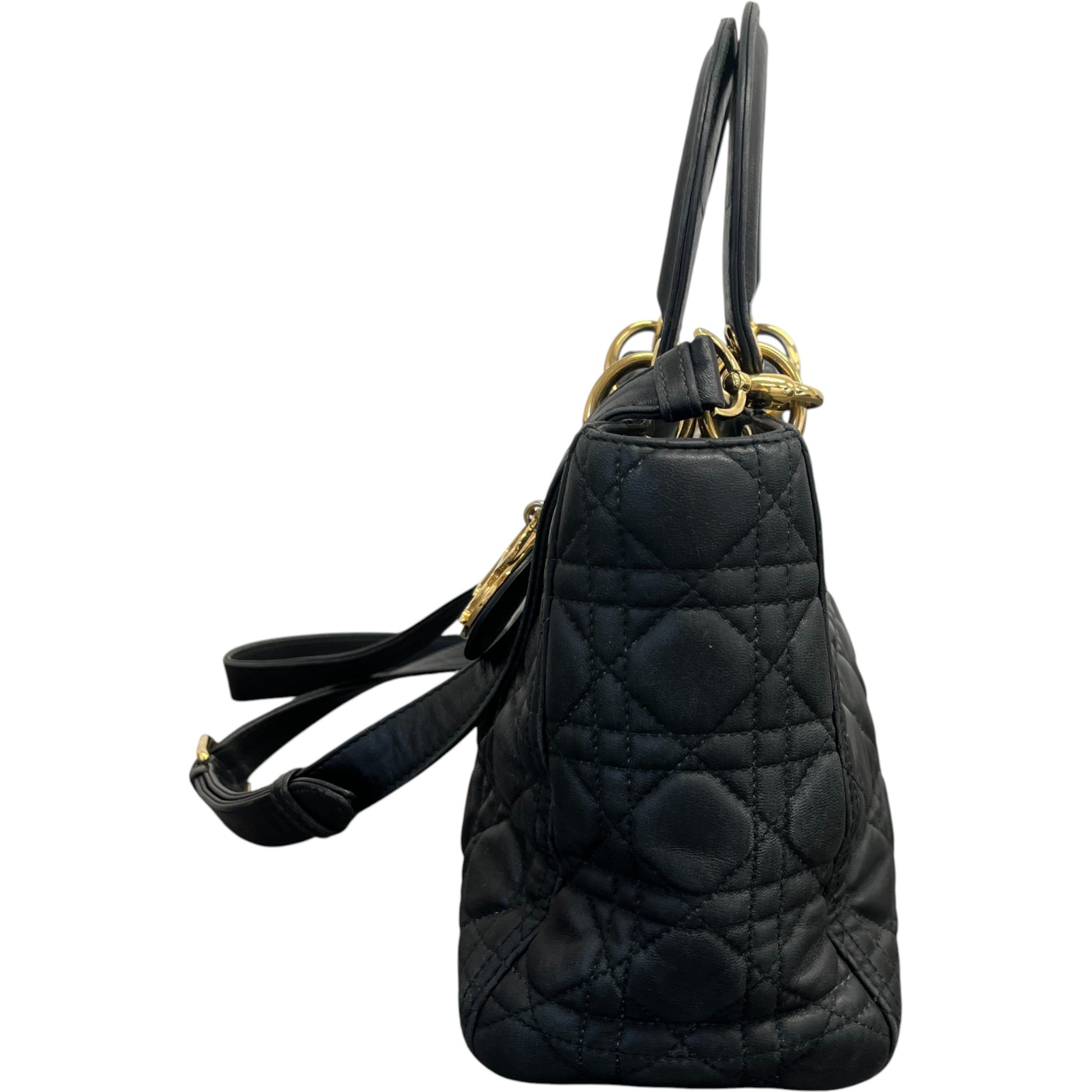 Women's Lady Dior Medium Bag Black