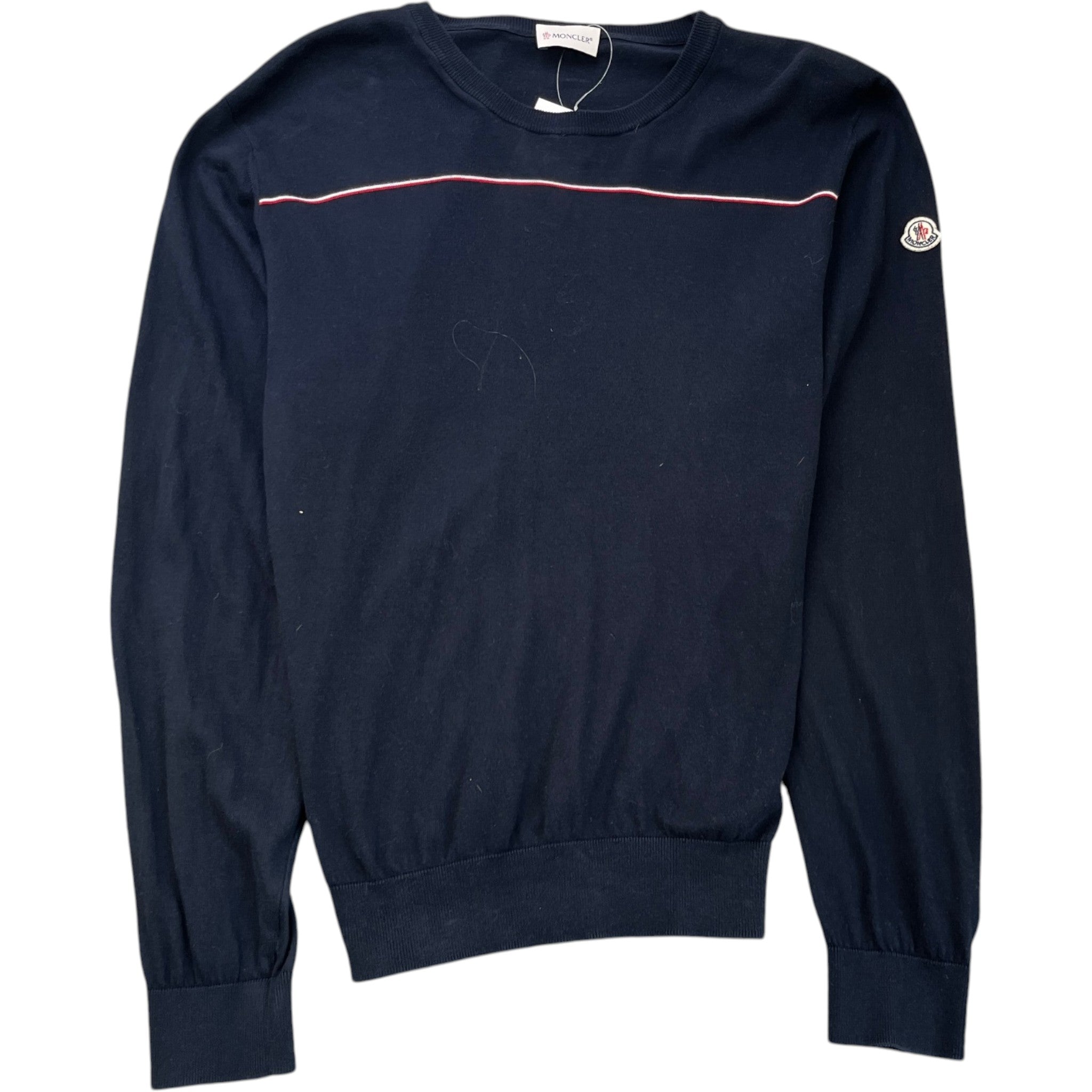 Men's Maglia Tricot Sweatshirt Navy Size XL
