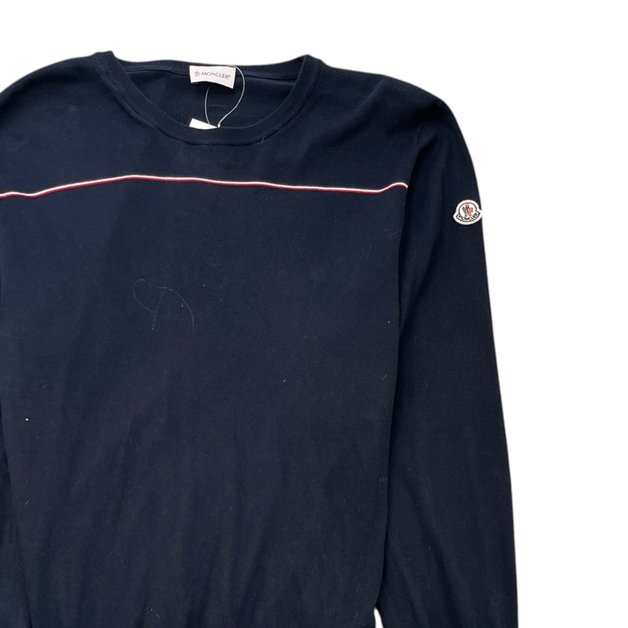 Men's Maglia Tricot Sweatshirt Navy Size XL