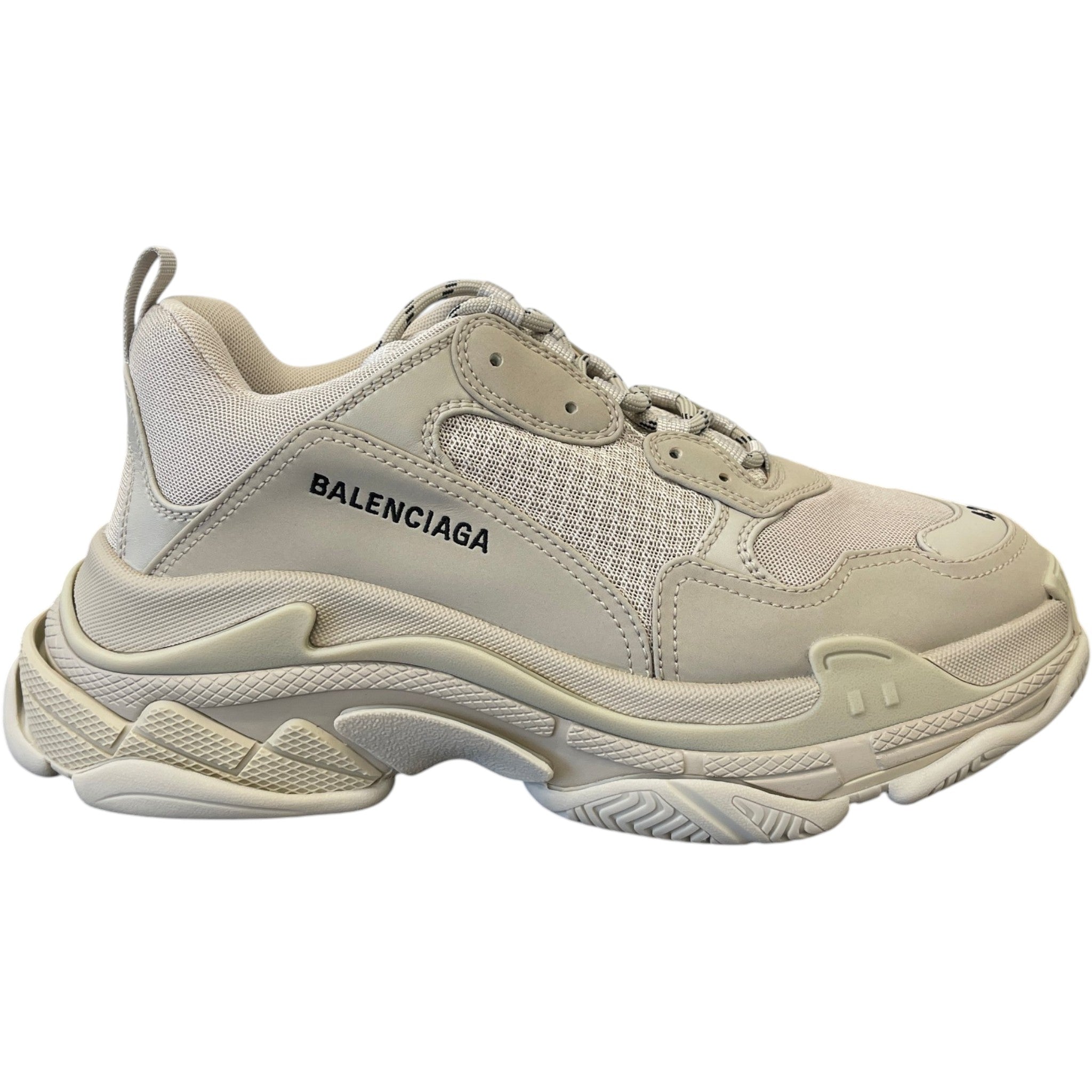 Men's Triple S Low Trainers Beige Size EU 42 / UK 8