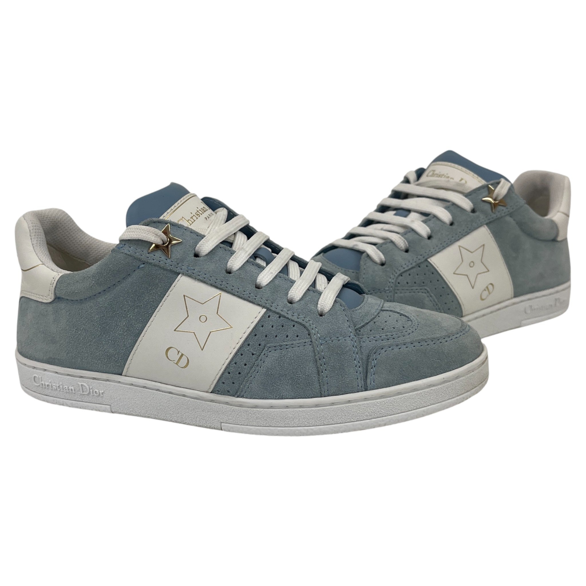 Women's Star Low Trainers Blue Size EU 35 / UK 2