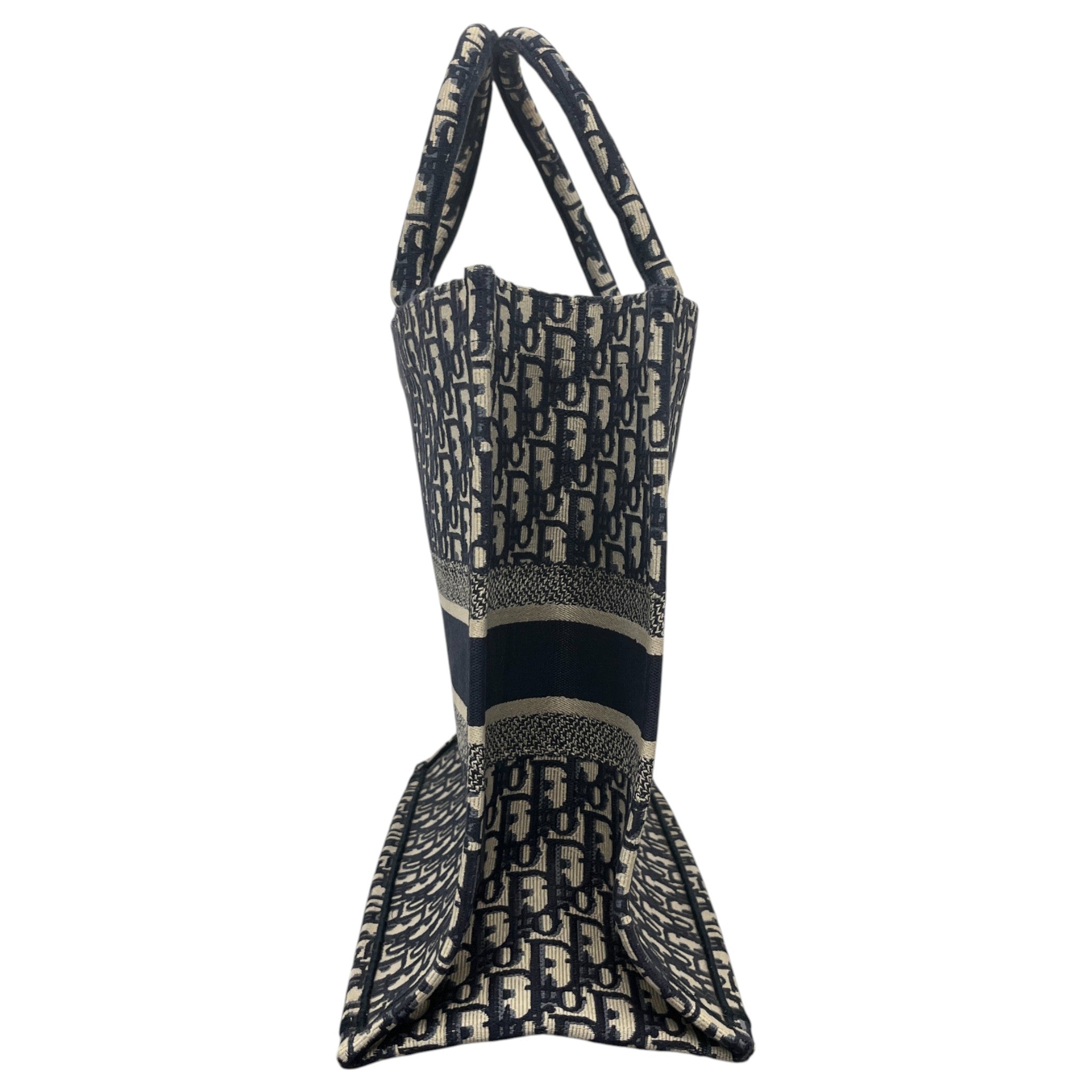 Women's Large Dior Book Tote Bag Blue