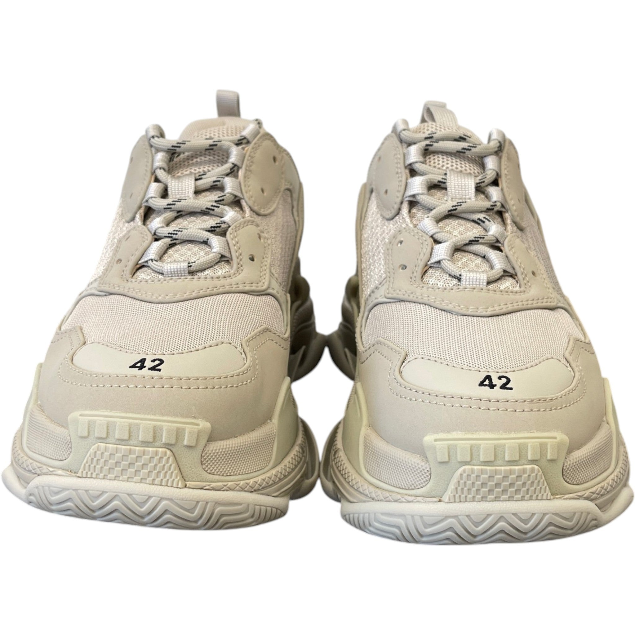 Men's Triple S Low Trainers Beige Size EU 42 / UK 8