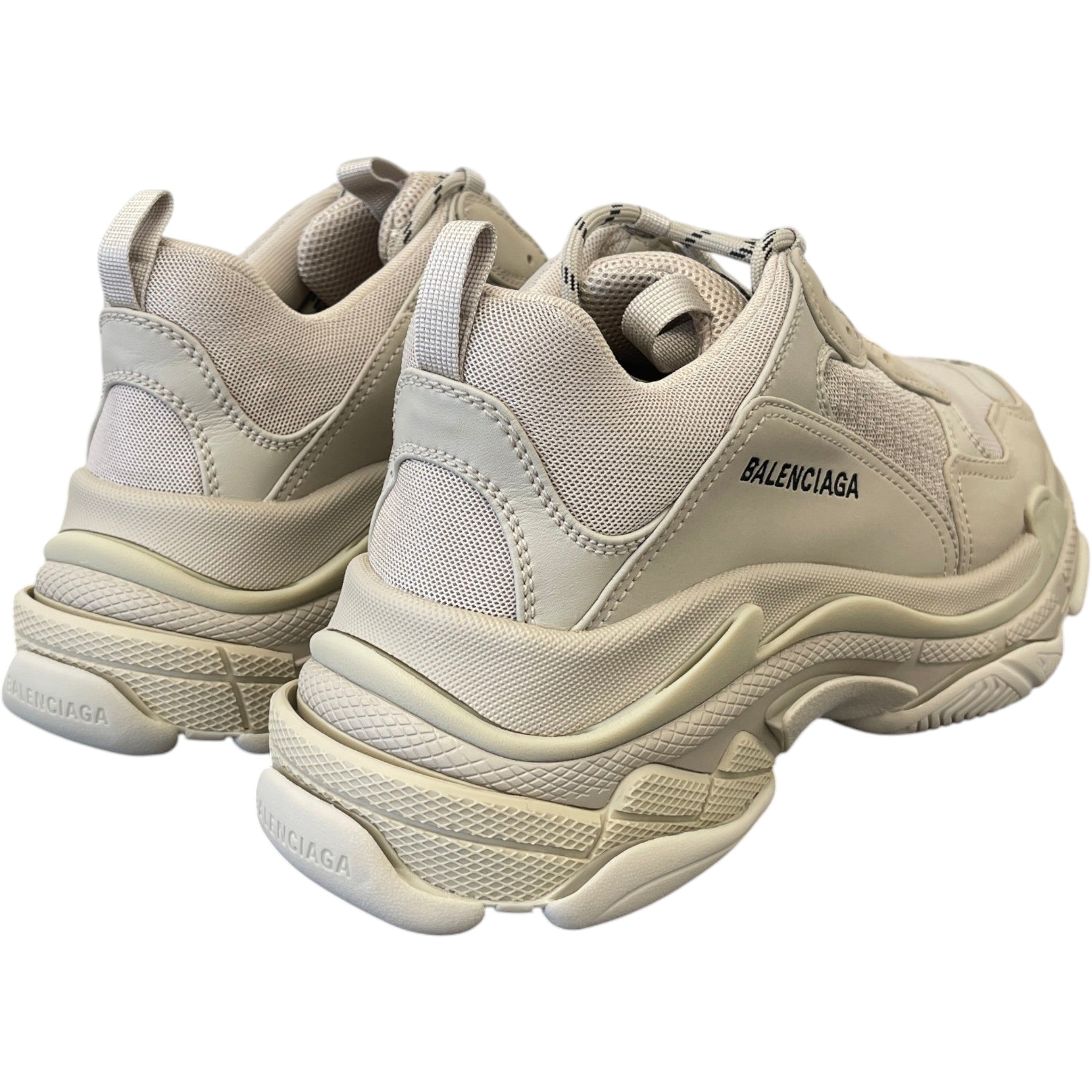 Men's Triple S Low Trainers Beige Size EU 42 / UK 8