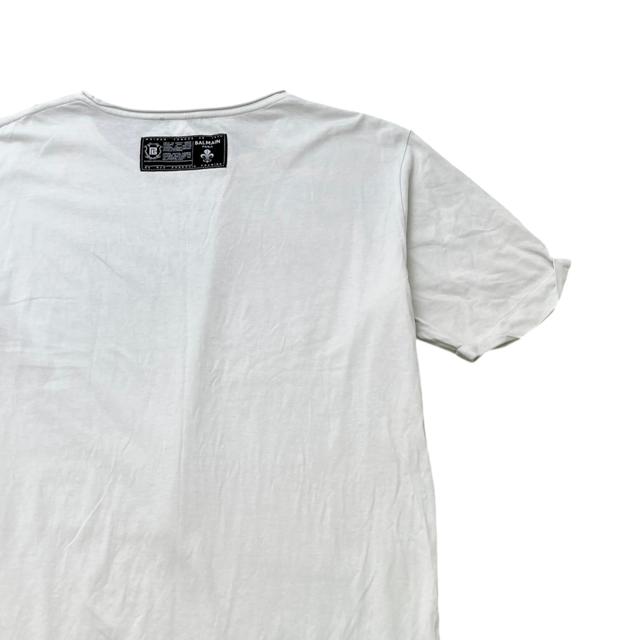 Men's Logo Print T-Shirt White Size S