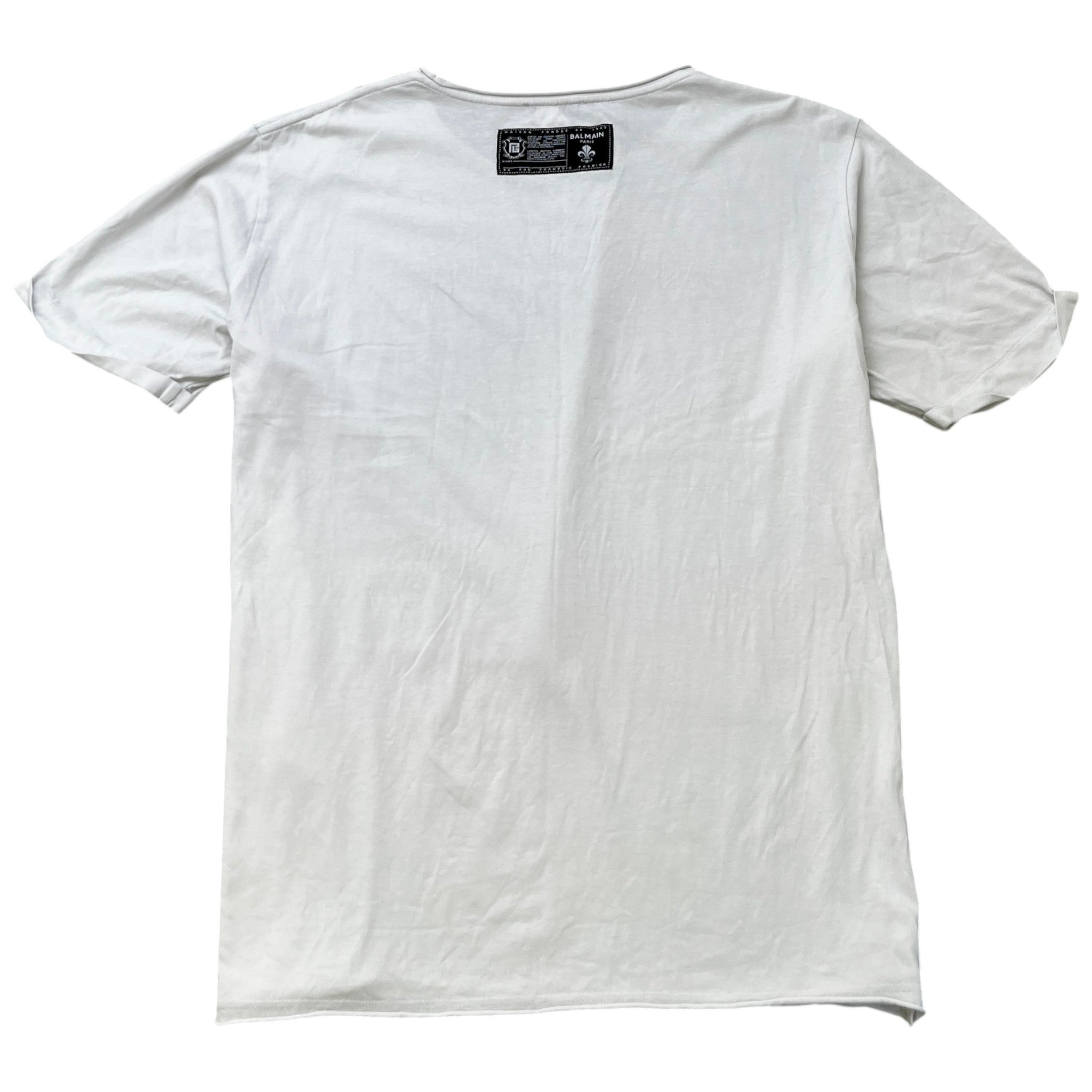 Men's Logo Print T-Shirt White Size S