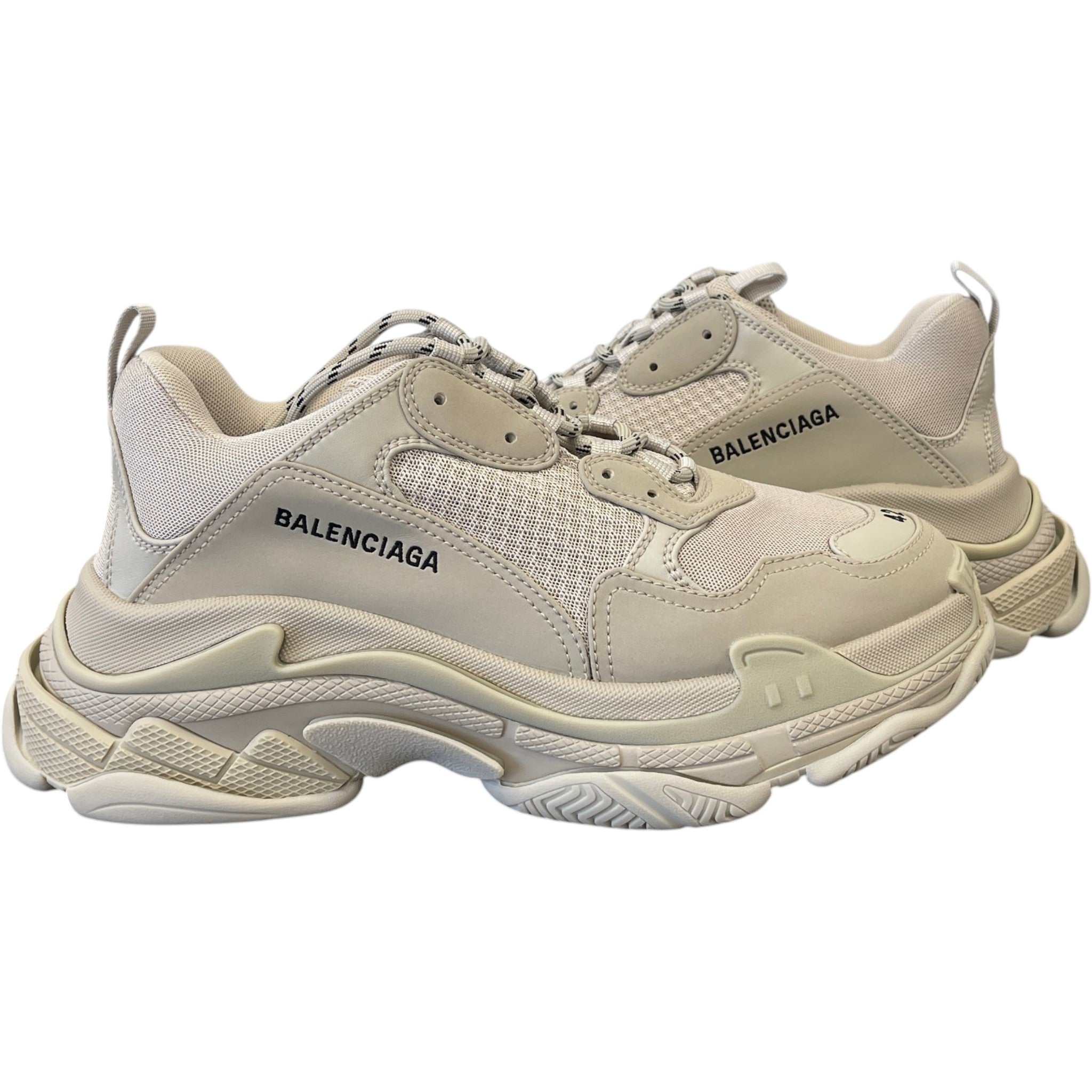 Men's Triple S Low Trainers Beige Size EU 42 / UK 8