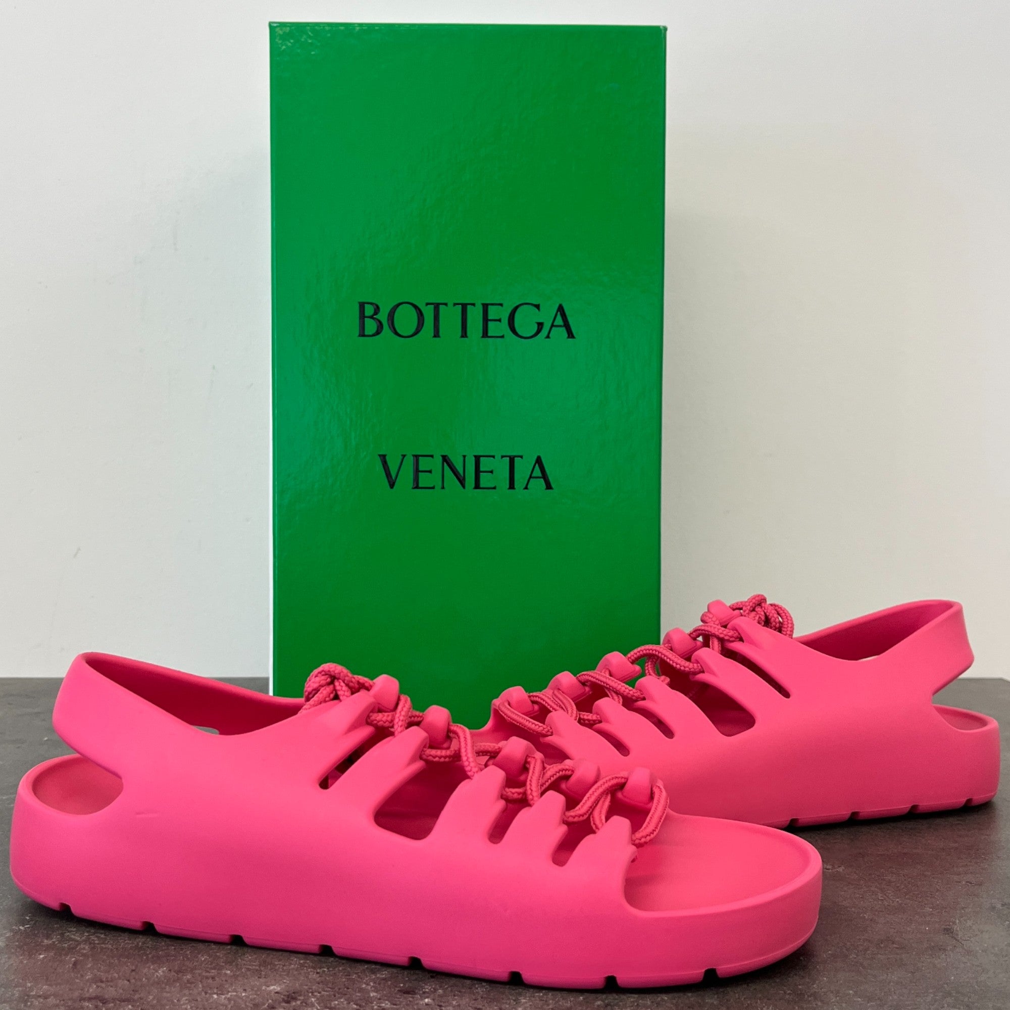 Women's Jelly Lace Slingback Sandals Pink Size EU 37 / UK 4