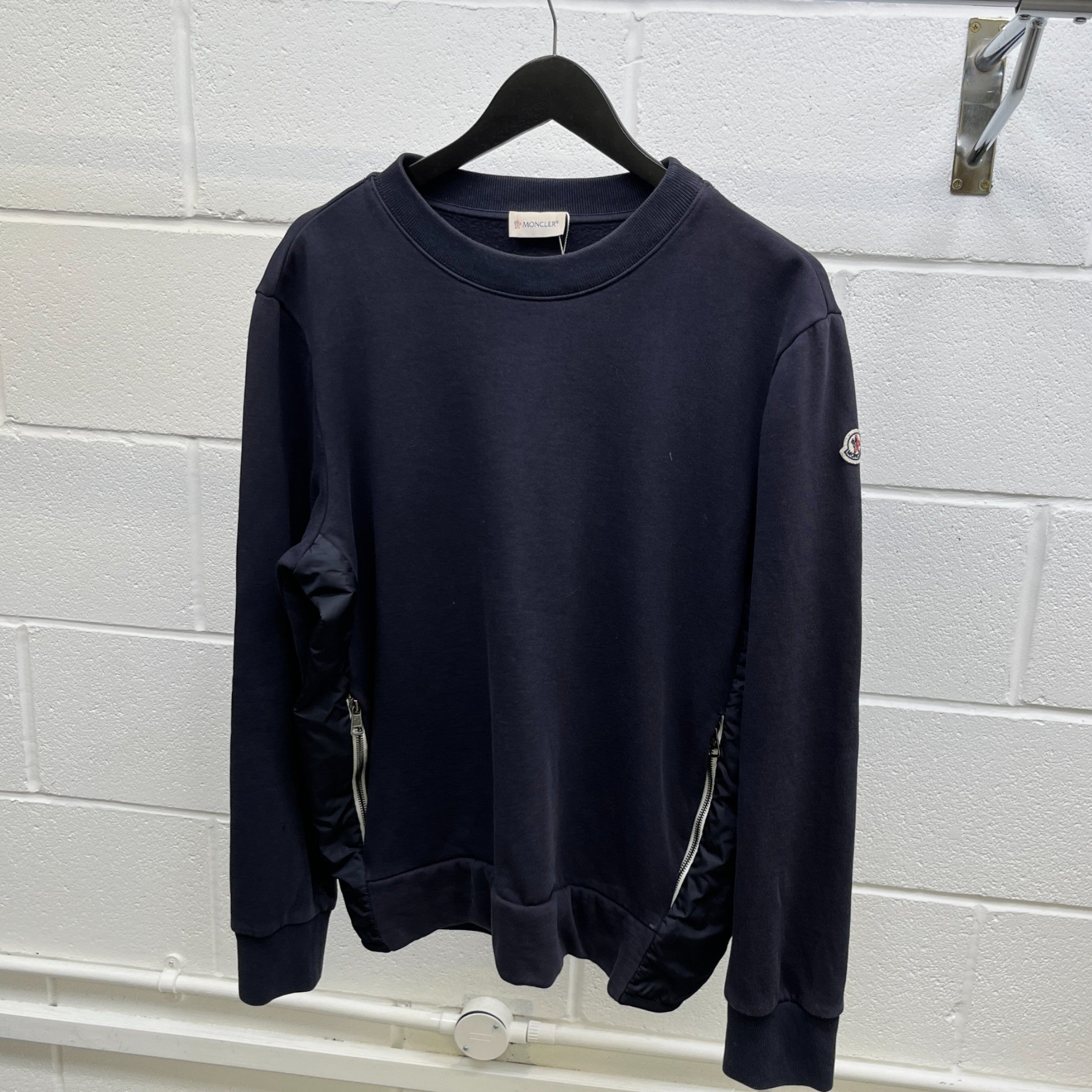 Men's Maglia Girocollo Jumper Navy Size L