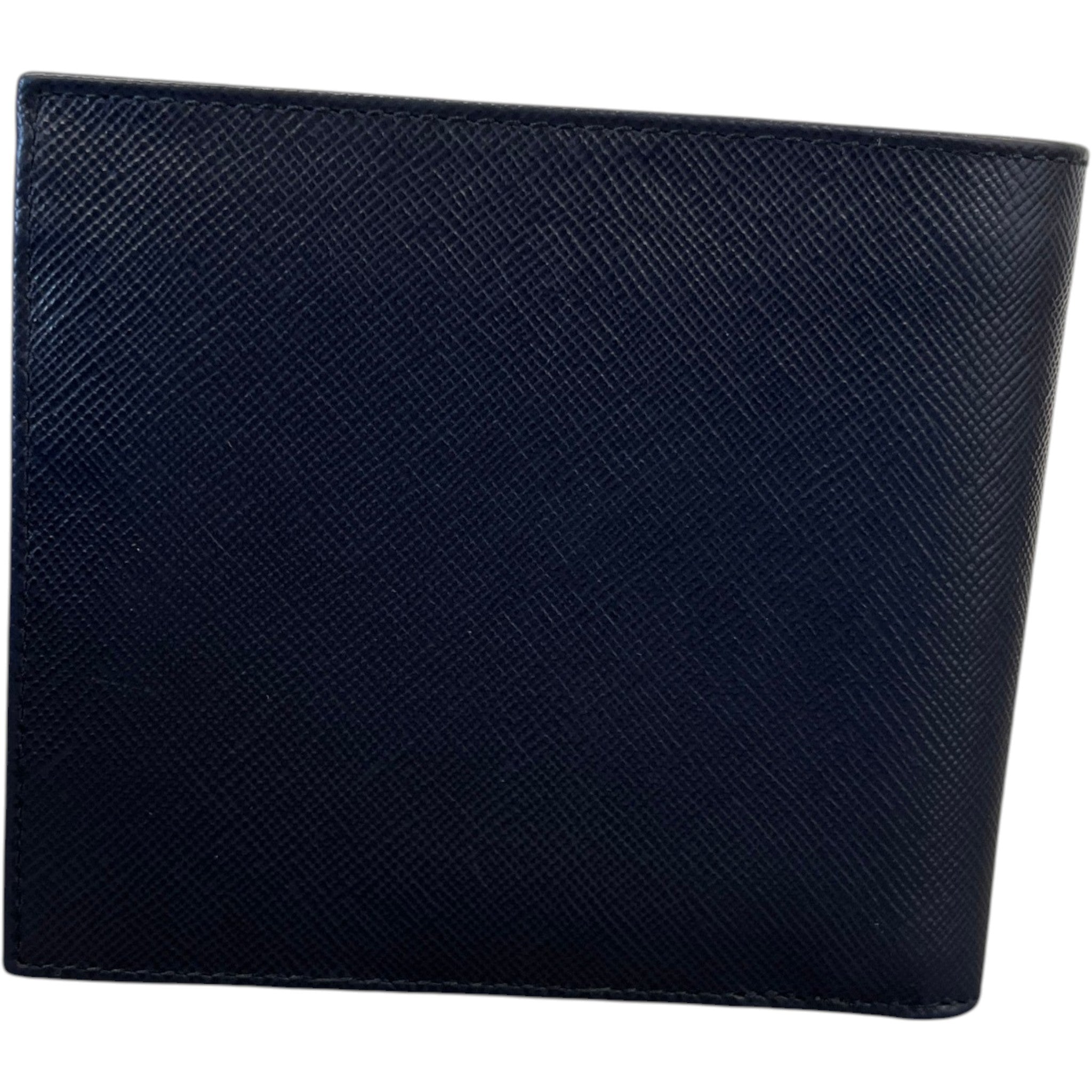 Men's Embossed Logo Wallet Navy