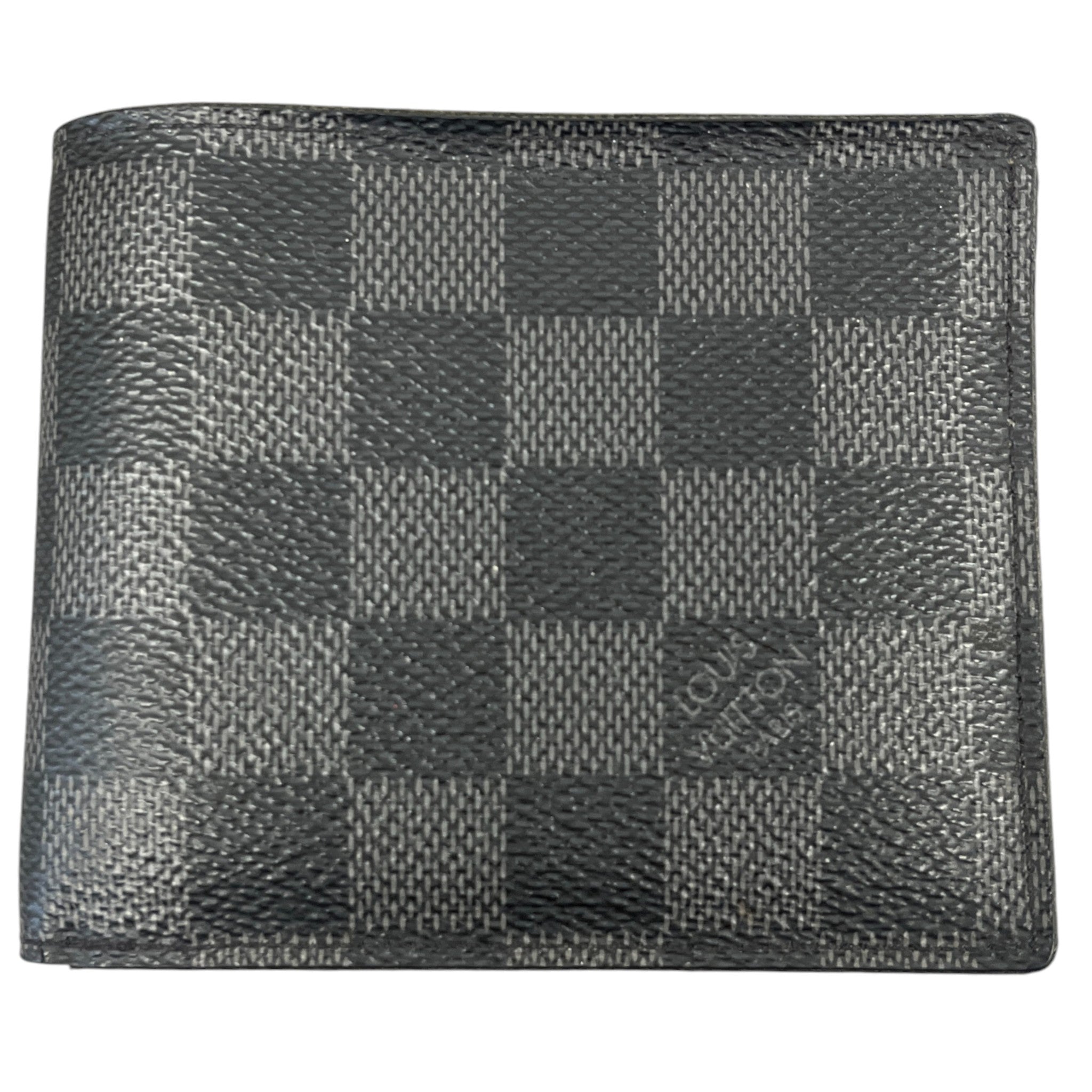 Men's Multiple Damier Graphite Wallet Black