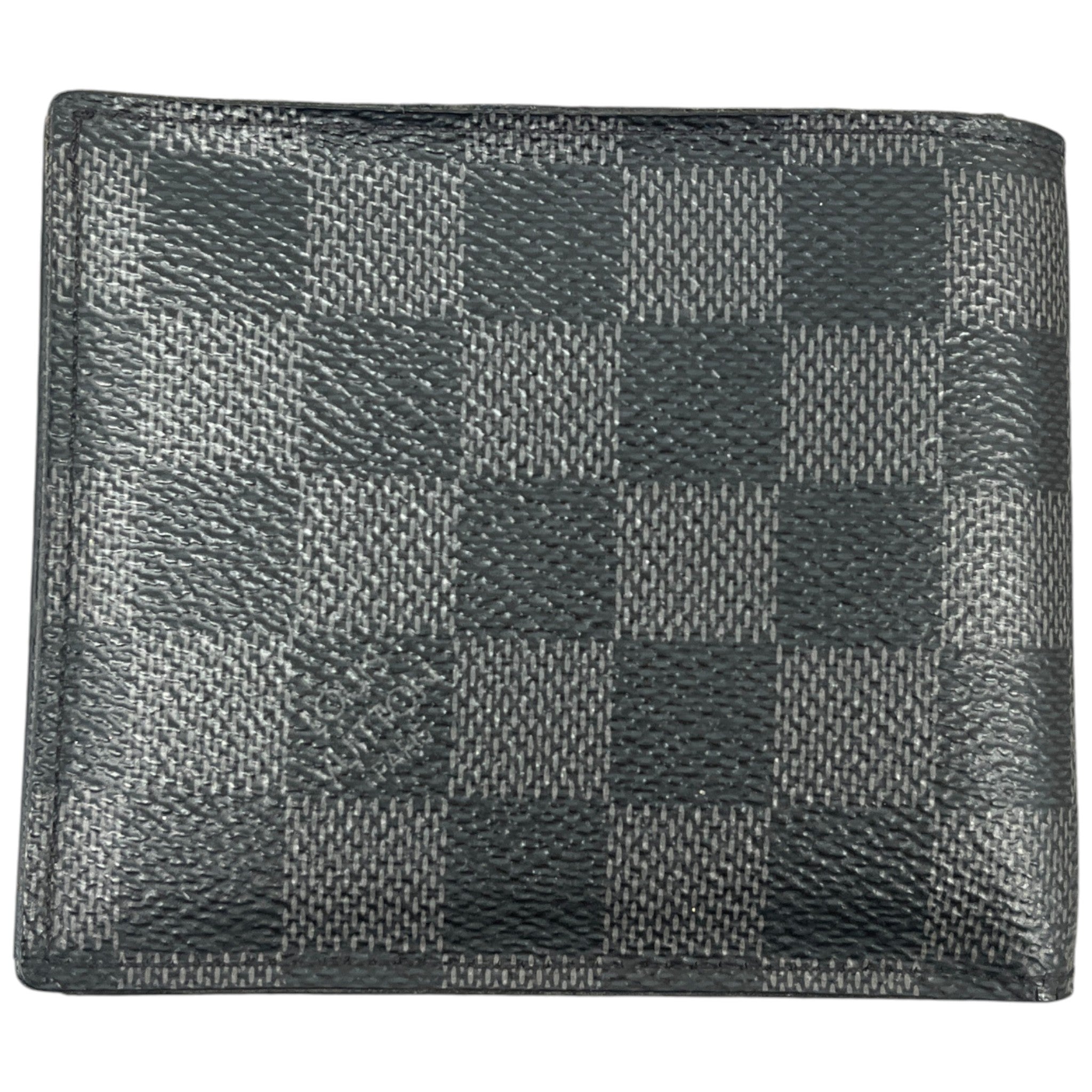 Men's Multiple Damier Graphite Wallet Black