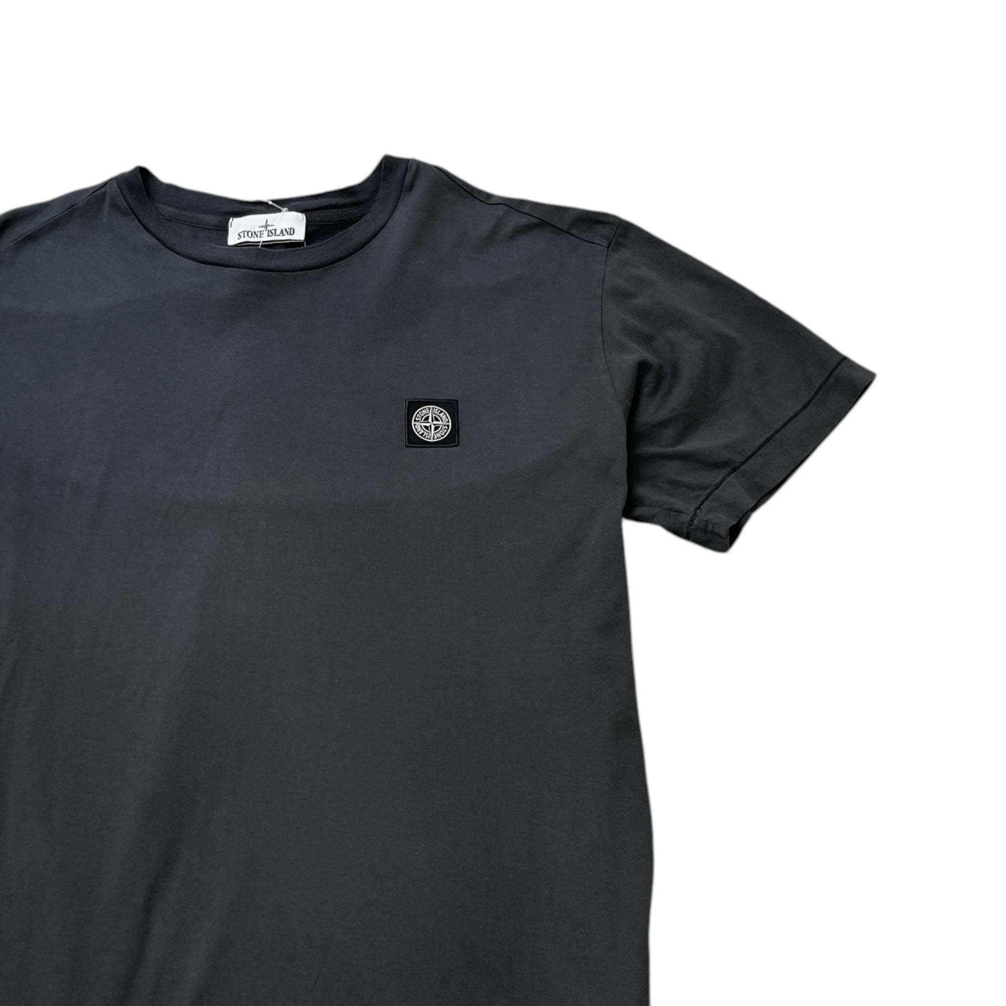 Men's Compass Patch T-Shirt Grey Size XL