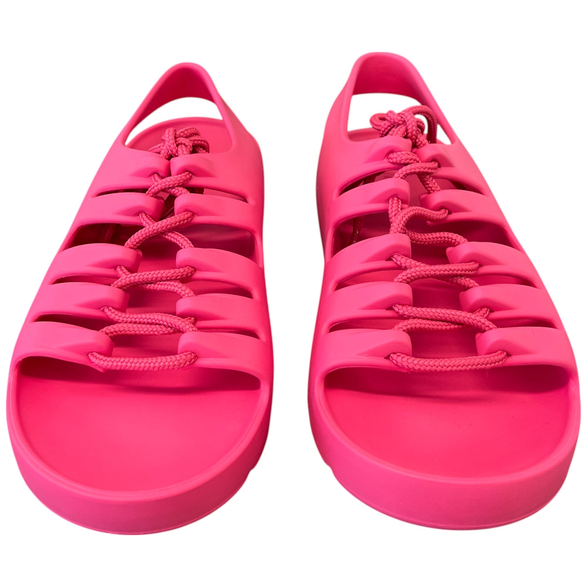 Women's Jelly Lace Slingback Sandals Pink Size EU 37 / UK 4