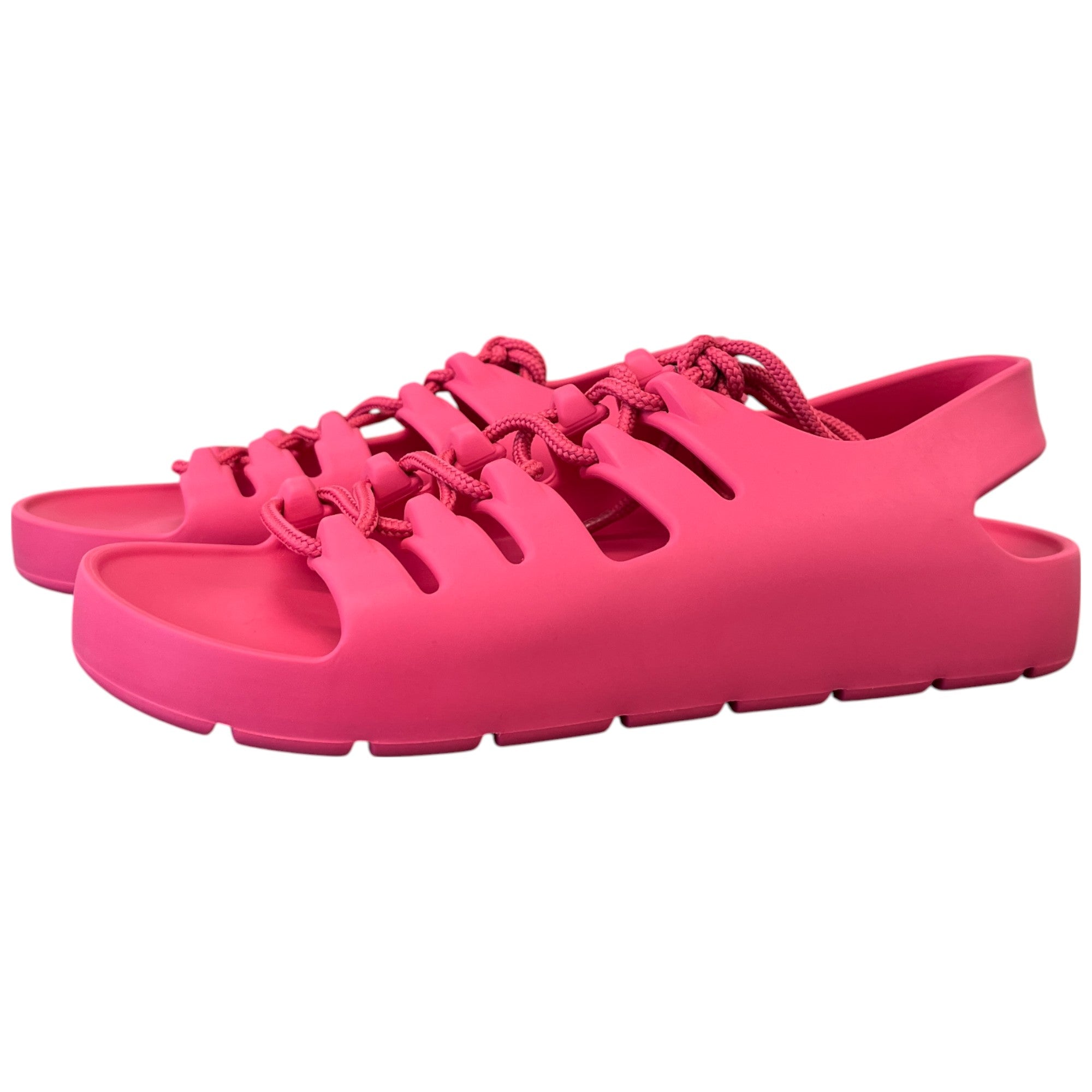 Women's Jelly Lace Slingback Sandals Pink Size EU 37 / UK 4