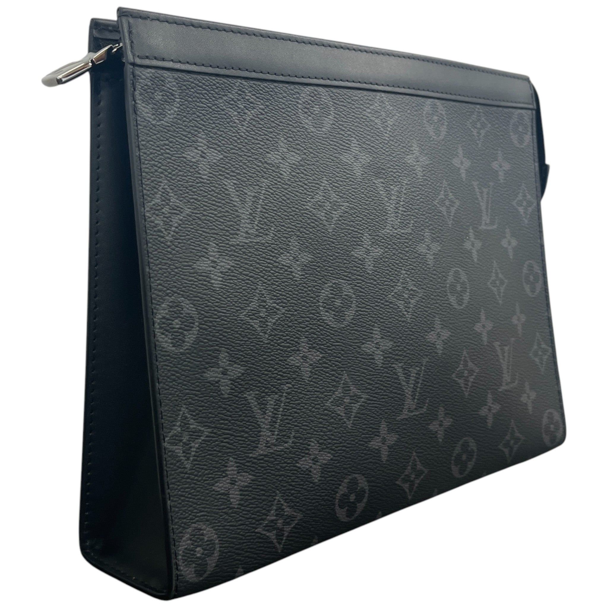 Men's Monogram Eclipse Voyage Mm Pouch Black
