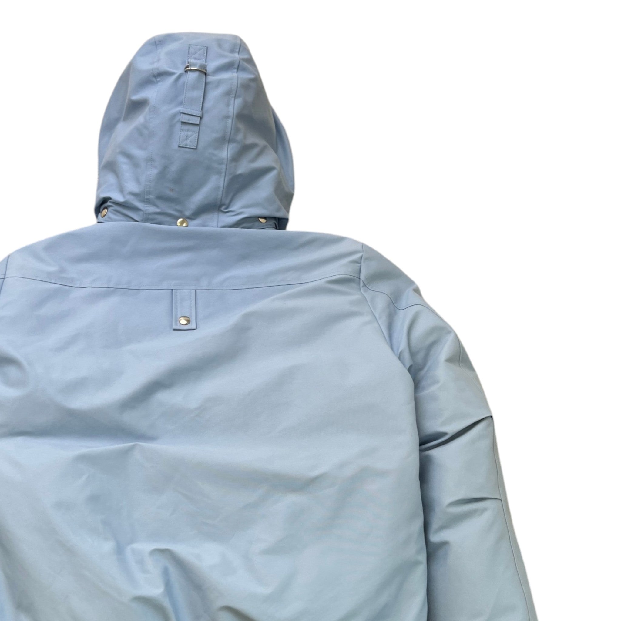 Men's Ballistic Bomber Down Jacket Blue Size L