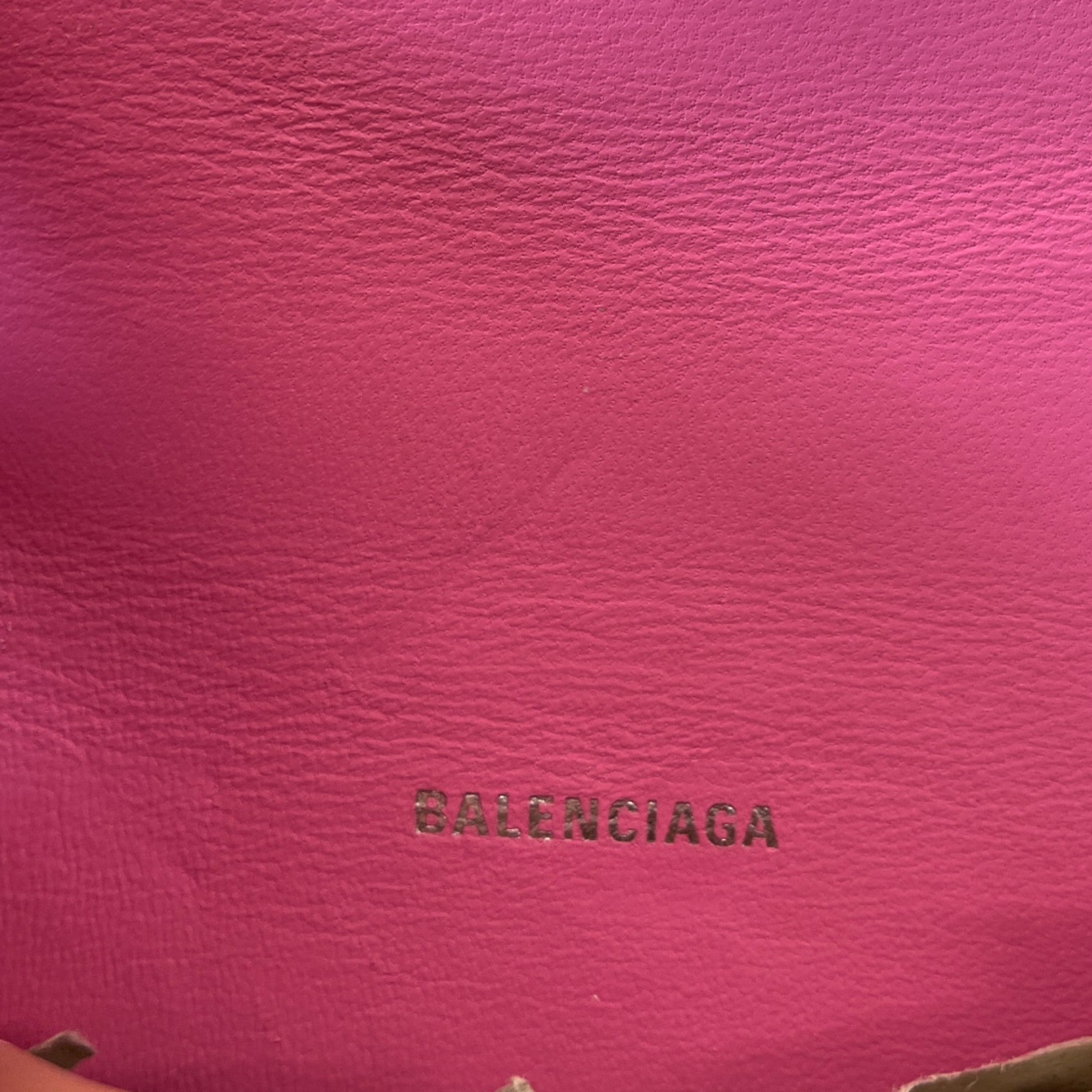 Women's Croc Hourglass Handbag Pink