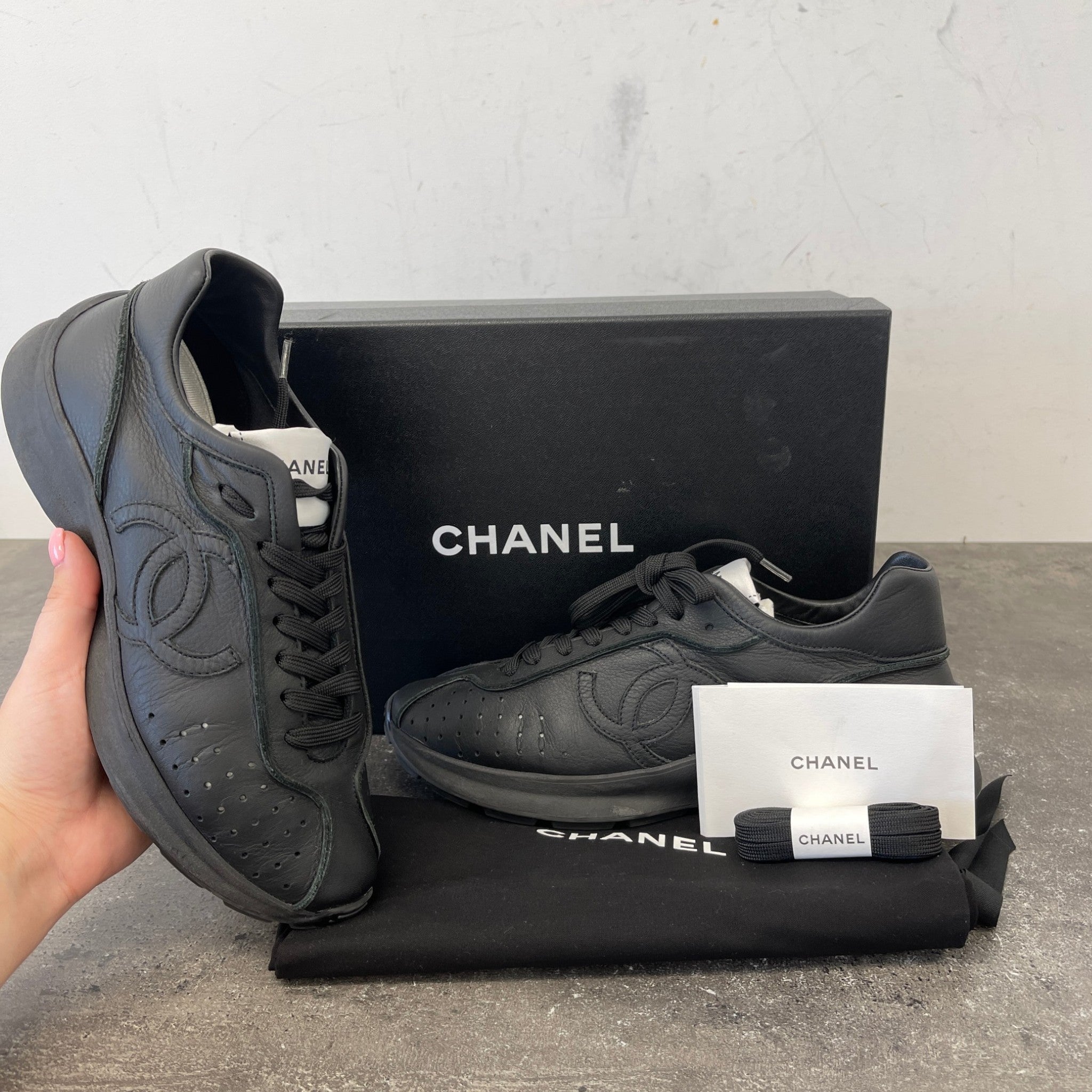 Women's Cc Runner Low Trainers Black Size EU 39 / UK 6
