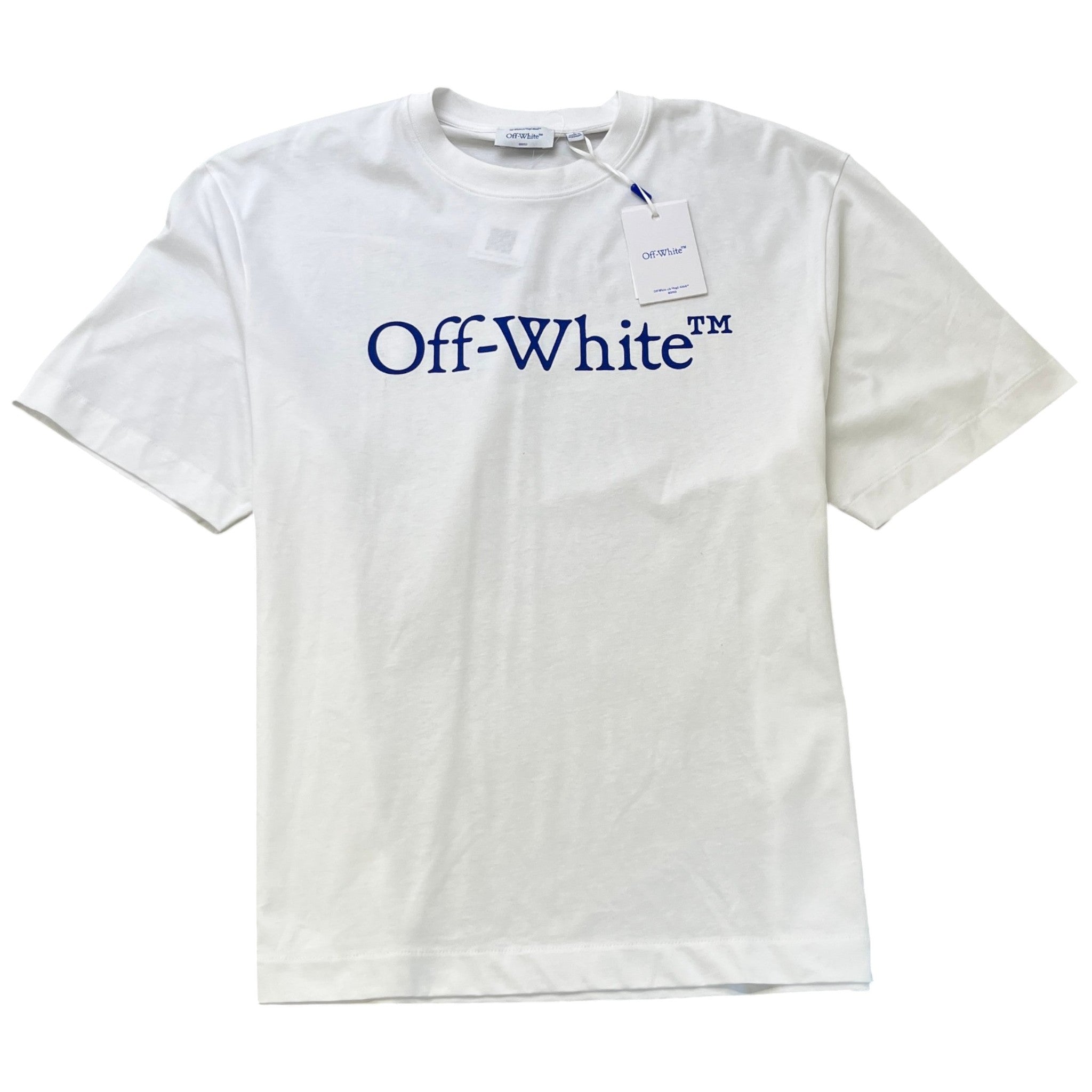 Men's Logo Print T-Shirt White Size L