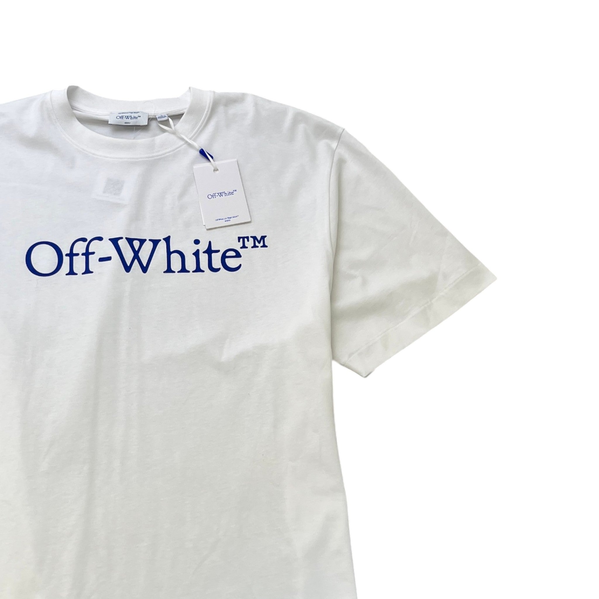 Men's Logo Print T-Shirt White Size L