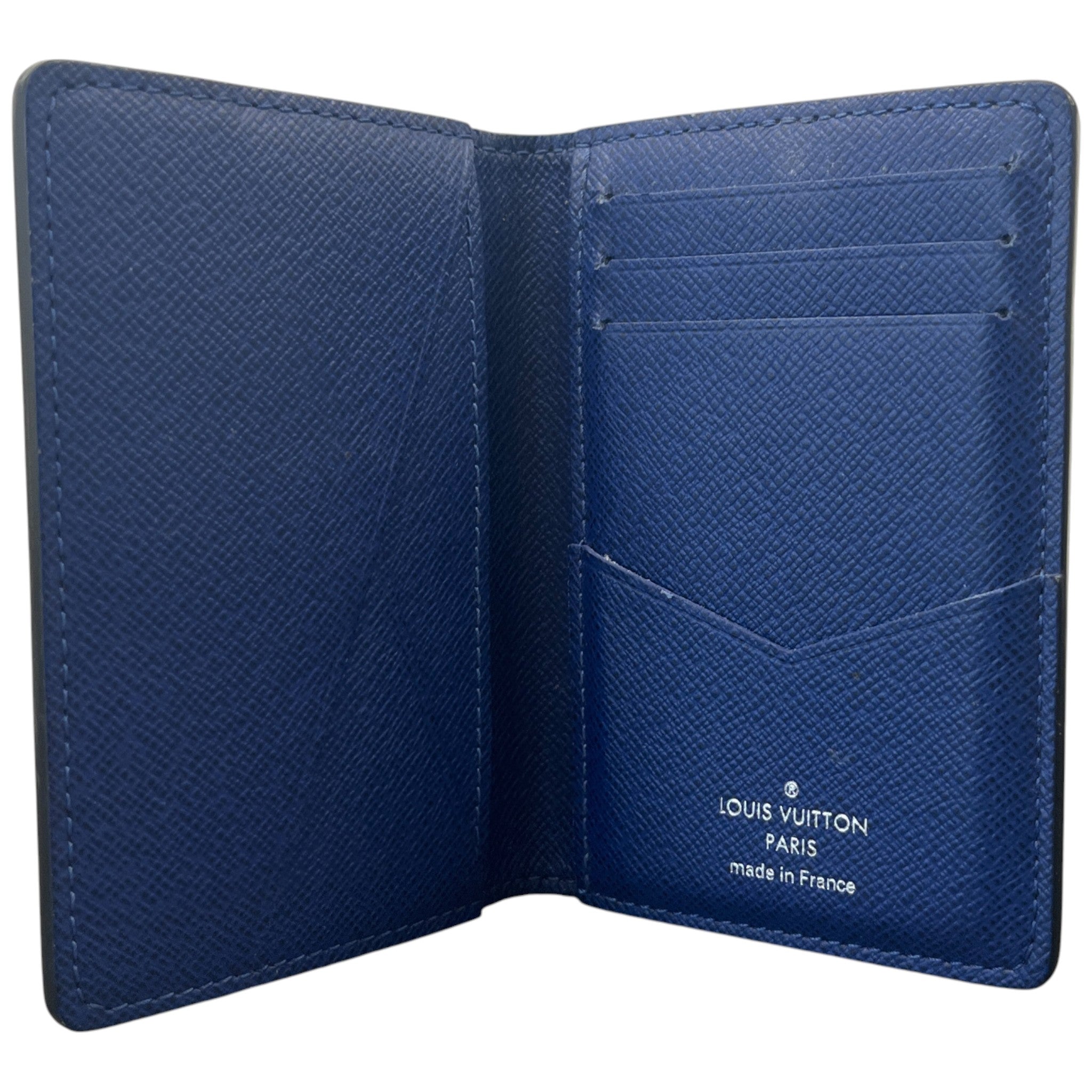 Men's Pocket Organiser Card Holder Blue