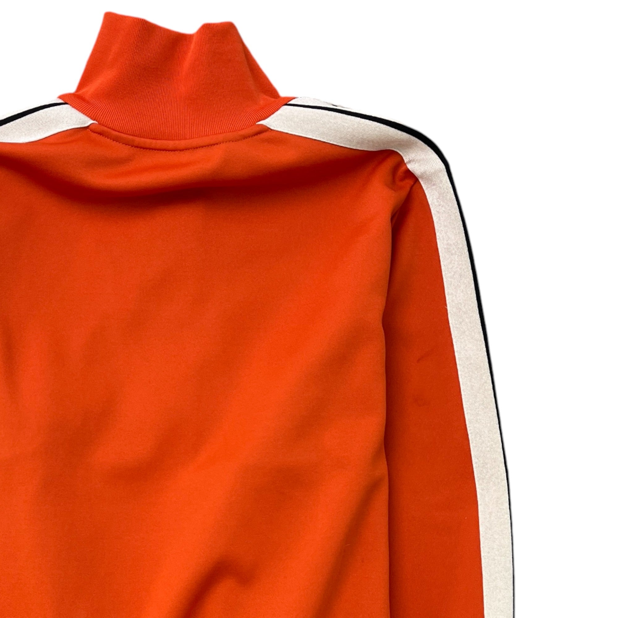Men's Logo Print Track Jacket Orange Size S