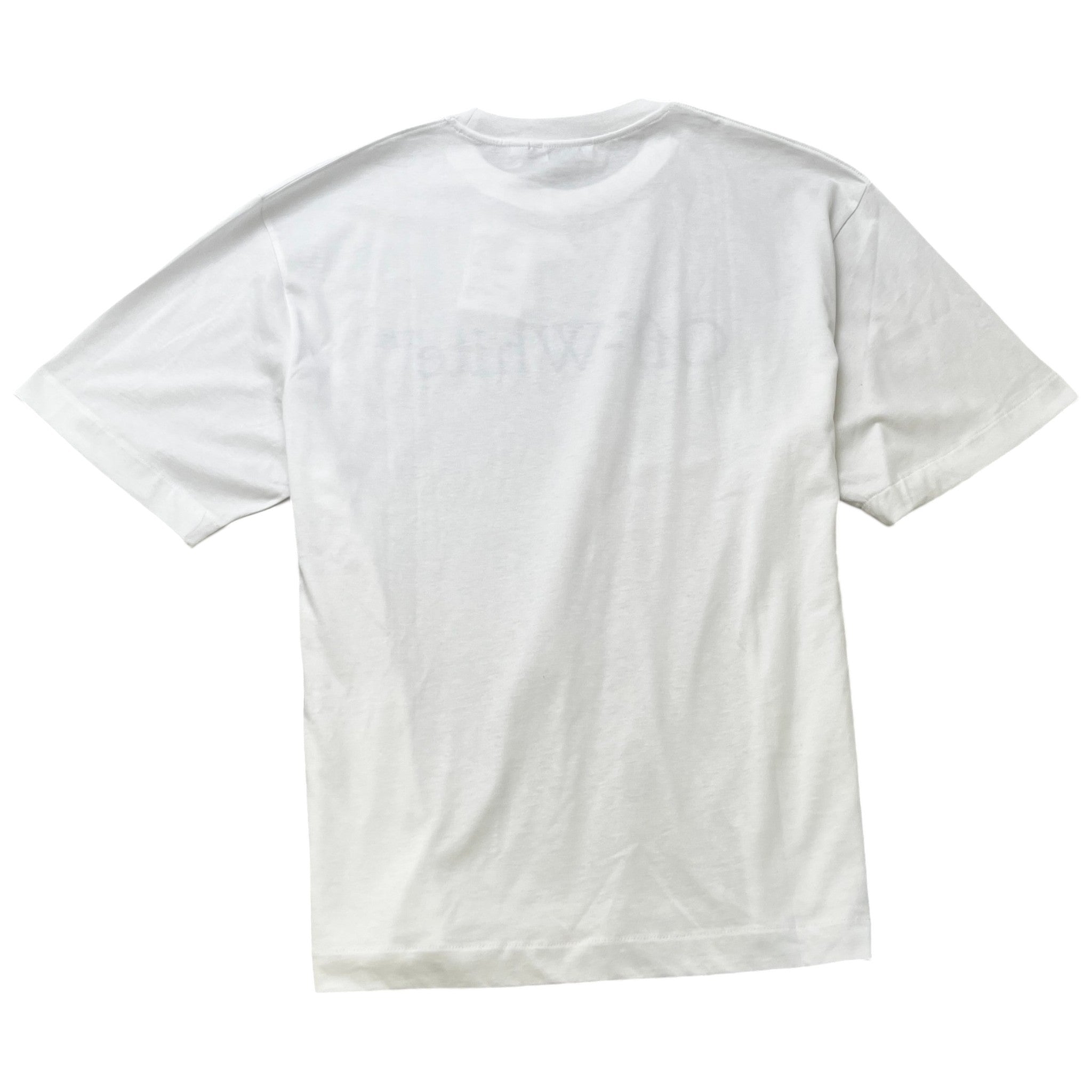 Men's Logo Print T-Shirt White Size L